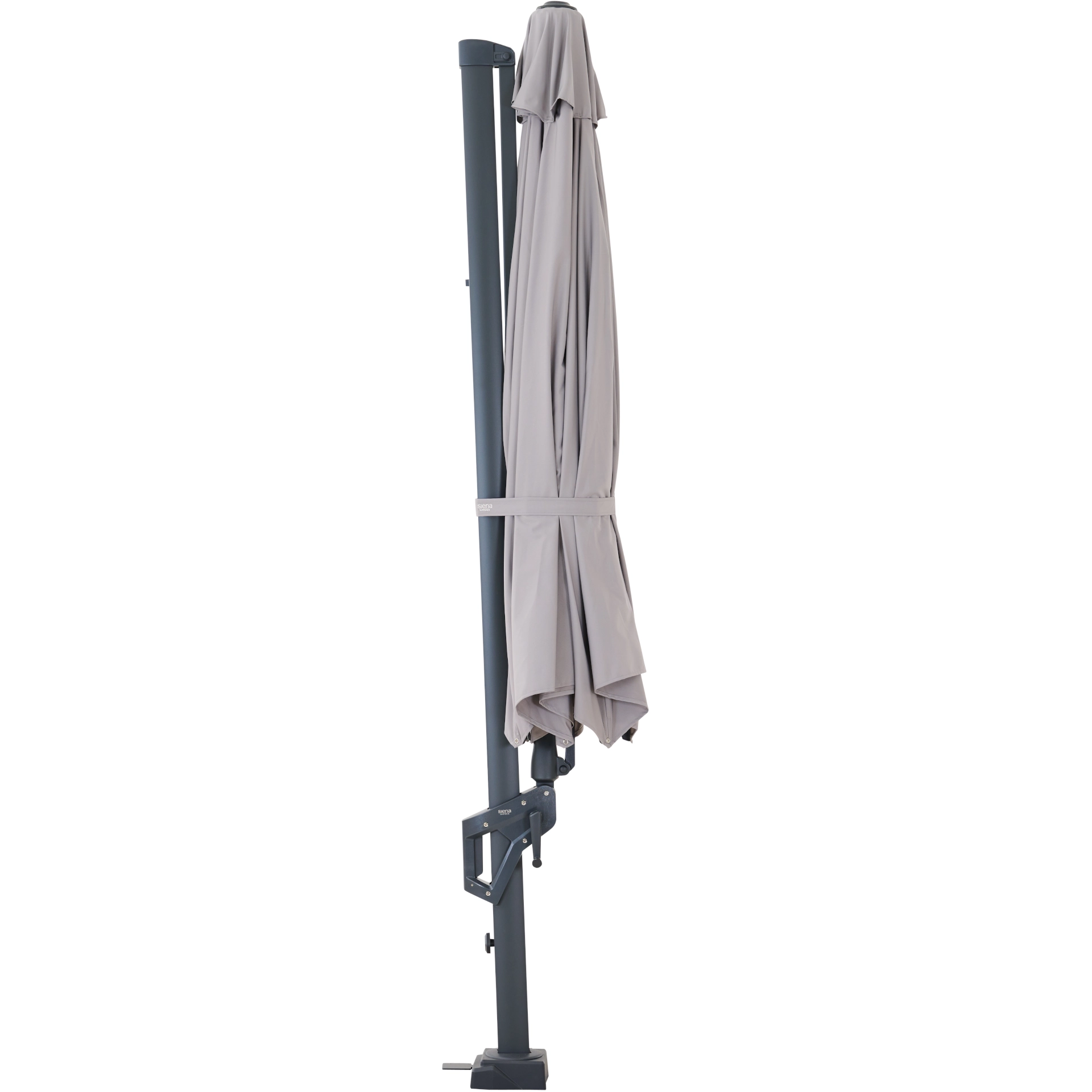 FAGUS N+ zweefparasol | Ø 350 cm | grijs / antraci...