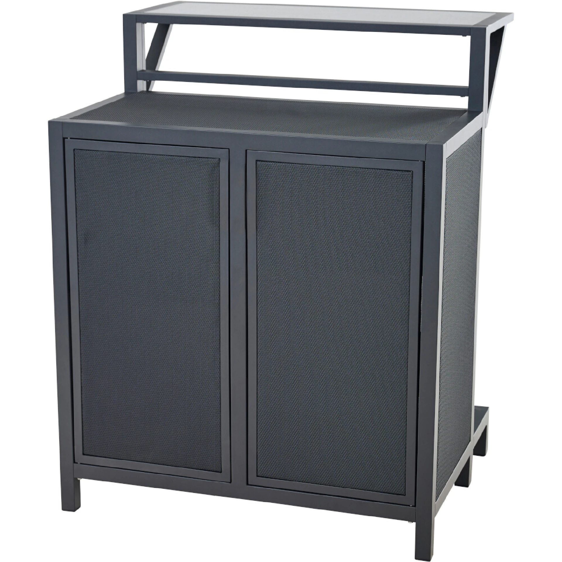 PALMA Outdoorküche | Thekenelement | 77 x 86,5 x 109 cm | grau / anthrazit