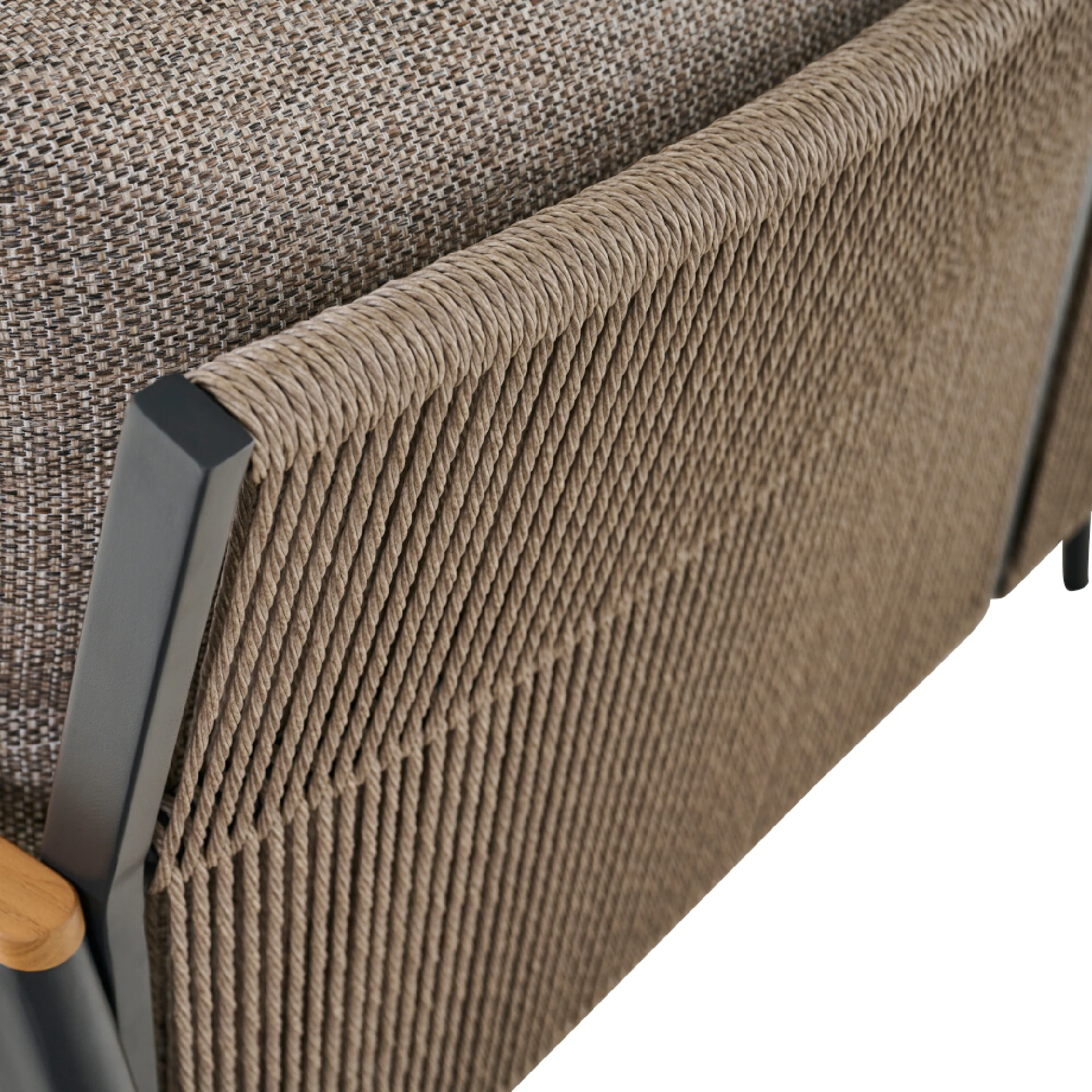 LIGURIA Loungeset | 3 Sitzer-Loungesofa + Hocker +...