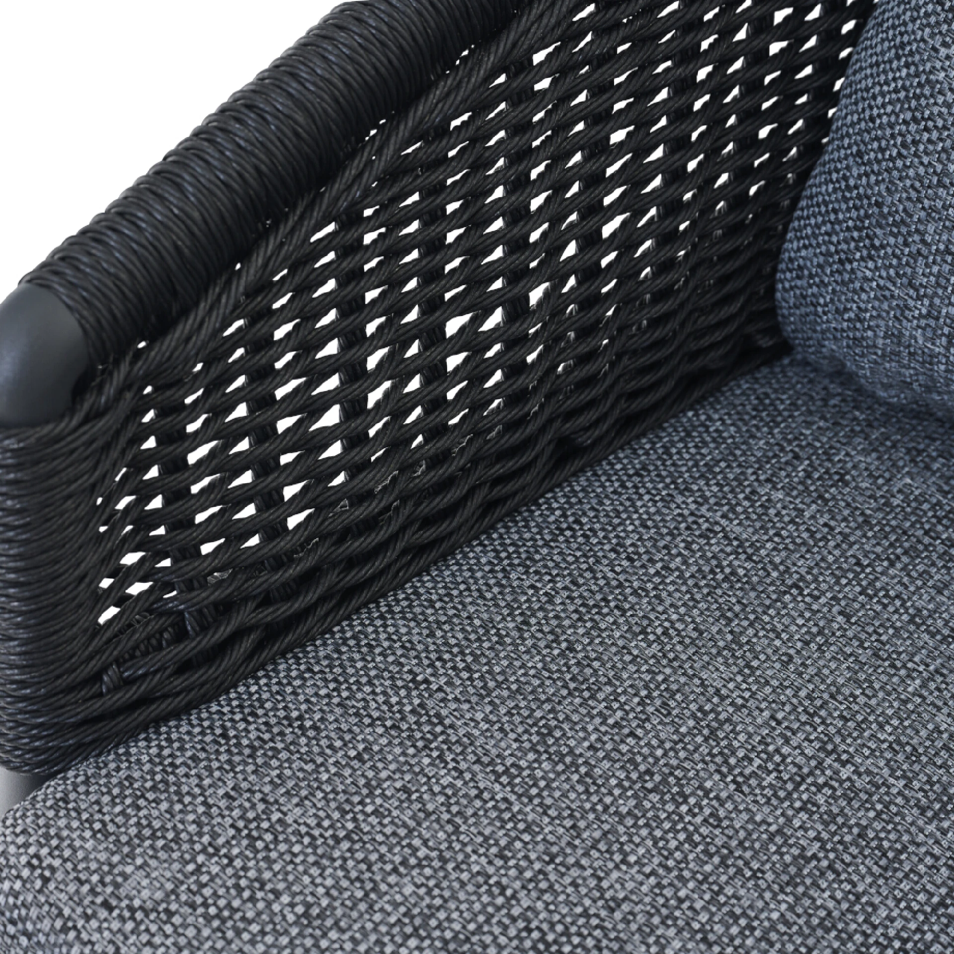 MERANO Stapelsessel | inkl. Kissen | schwarz / ant...