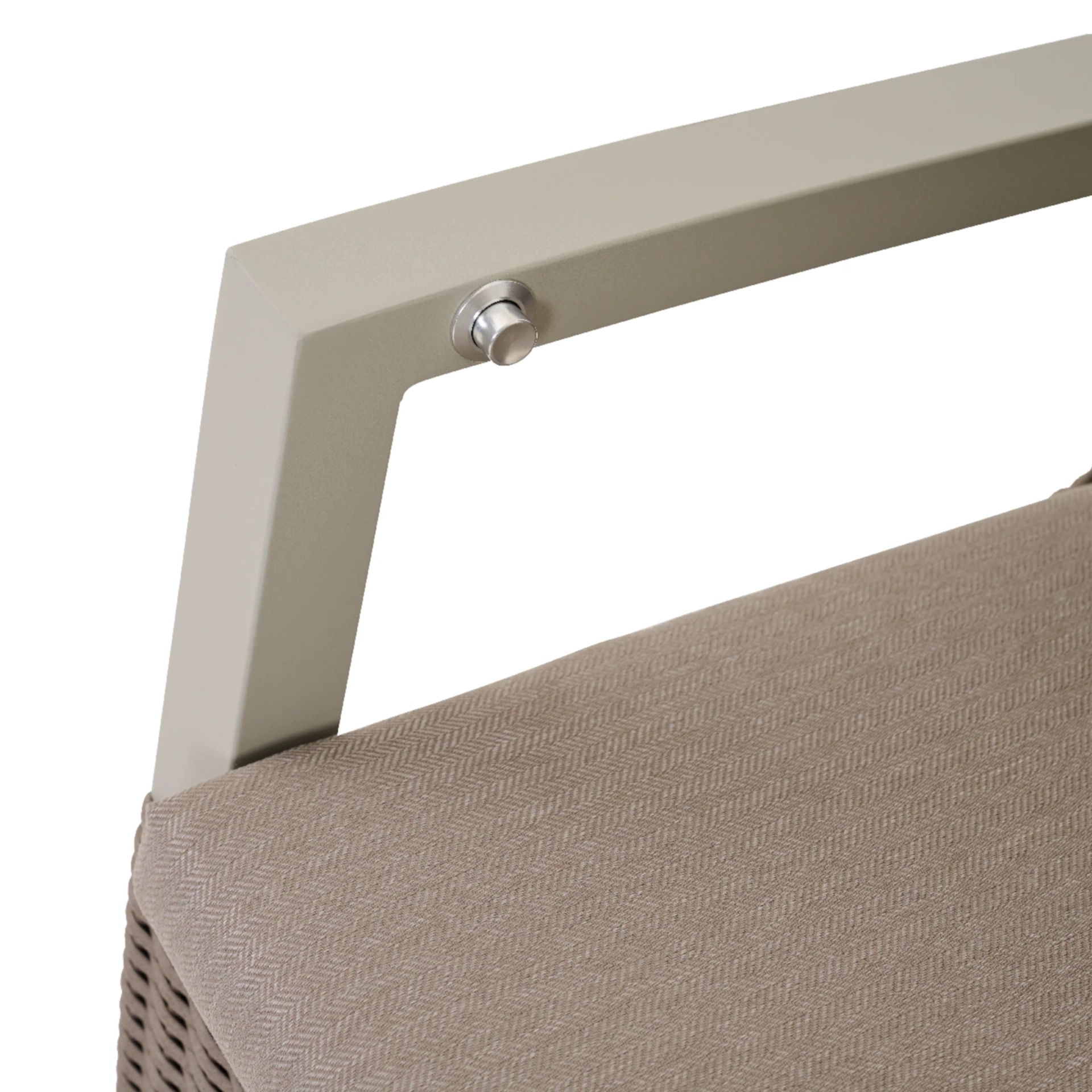 CORIDO Move Sessel | inkl. Kissen | matt seidengrau / taupe