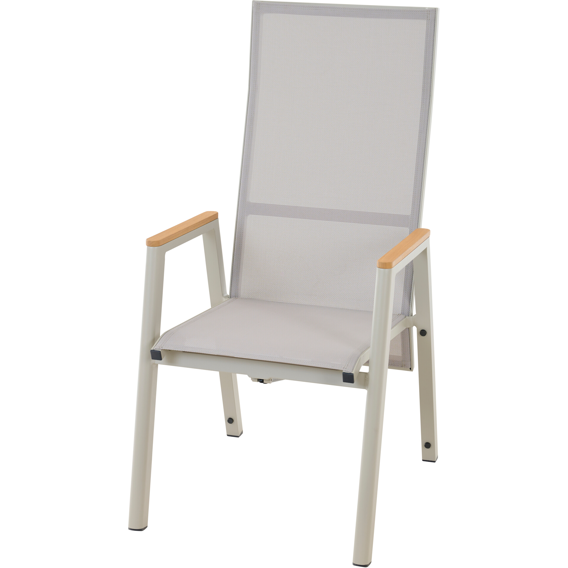 BOLOGNA Move Sessel | Teakholz FSC 100 % | taupe grau / seidengrau