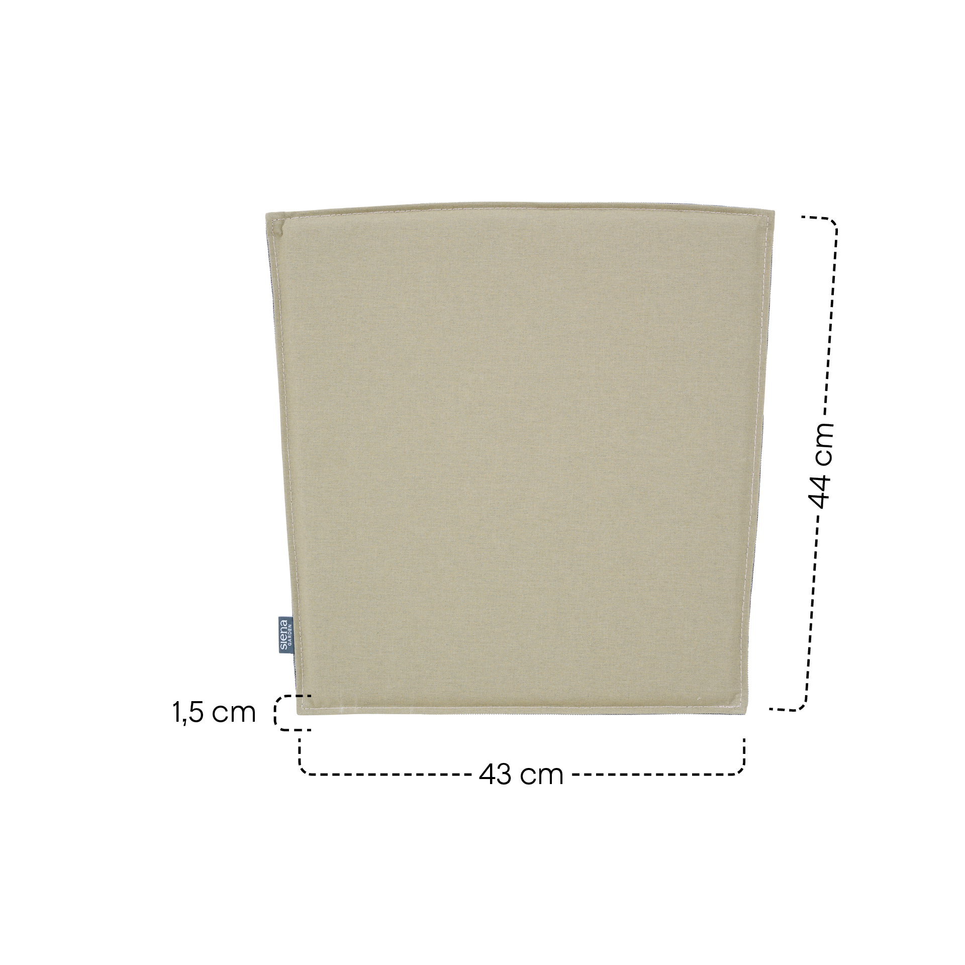 Sitzkissen für SQUARE / LANE | pistache | 43 x 44...