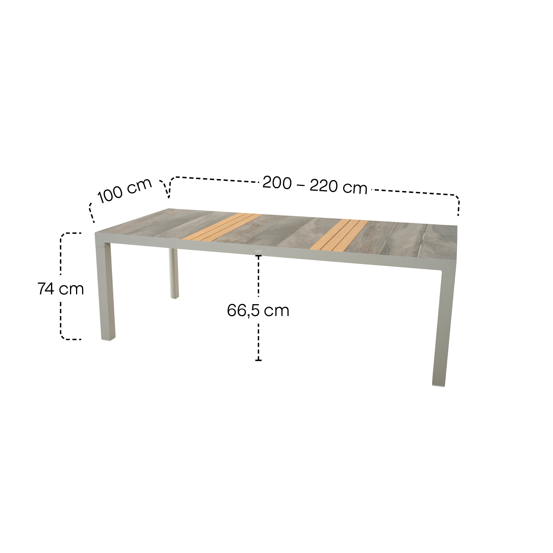 Gartentisch LINDOS Teak FSC | Esstisch Outdoor | S...