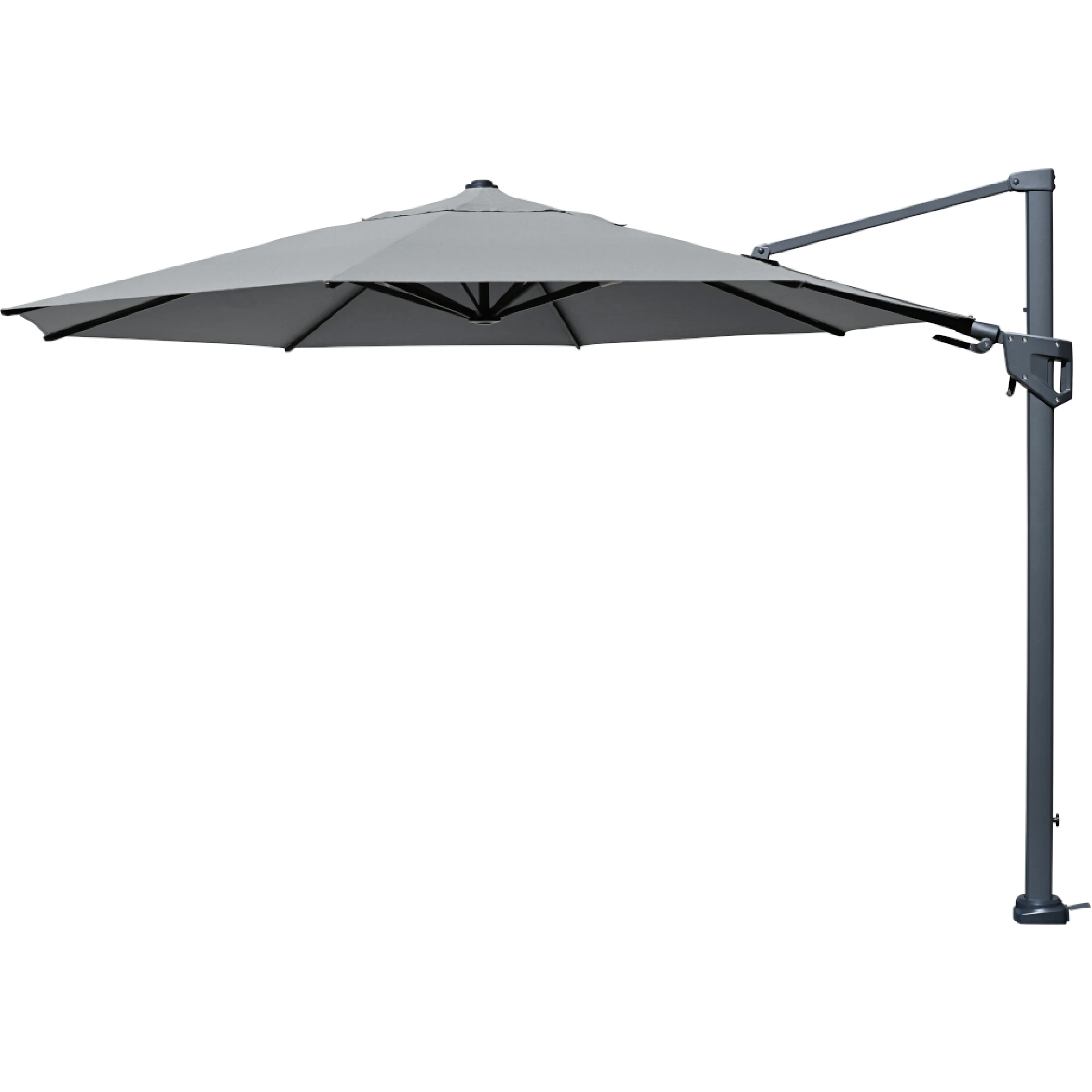 PINO N+ Ampelschirm | Ø 350 cm | taupe-meliert / anthrazit