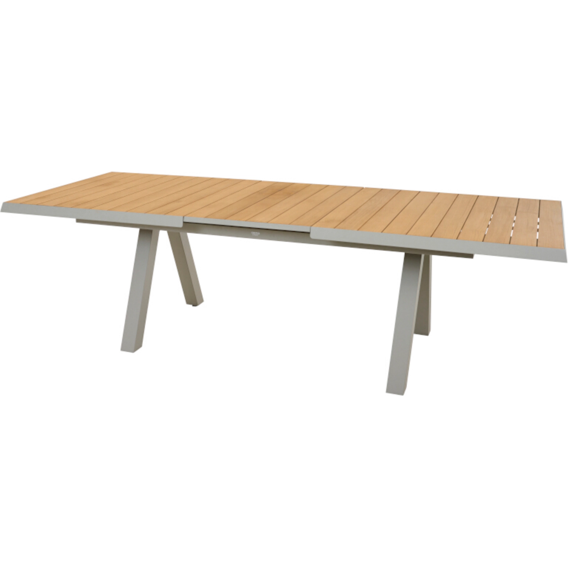TIRANA Gartentisch ausziehbar | 200/260 x 100 cm | Teak FSC® 100 % natur