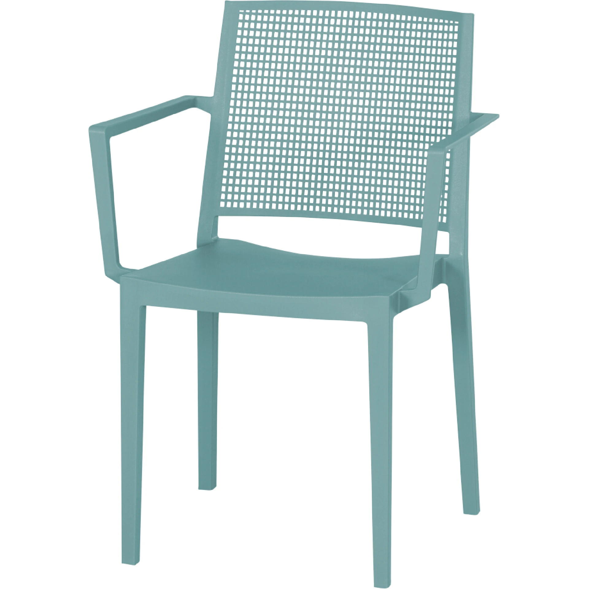 SQUARE Stapelsessel mit Armlehne | nilgrün | Urban Lights