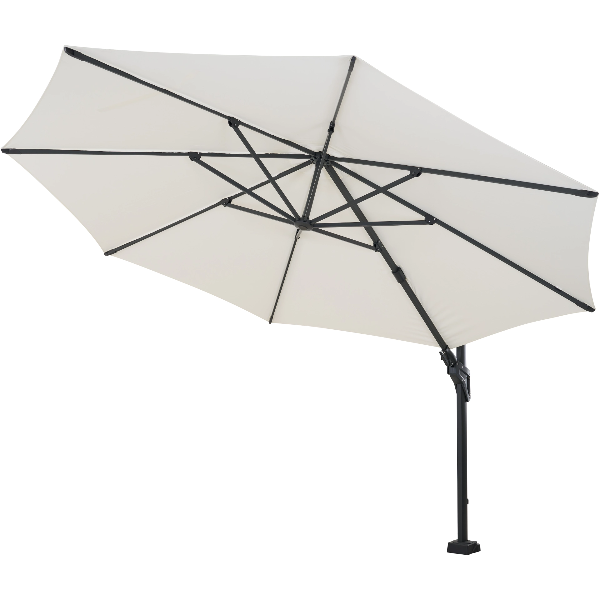 FAGUS N+ Ampelschirm | Ø 350 cm | natur / anthraz...