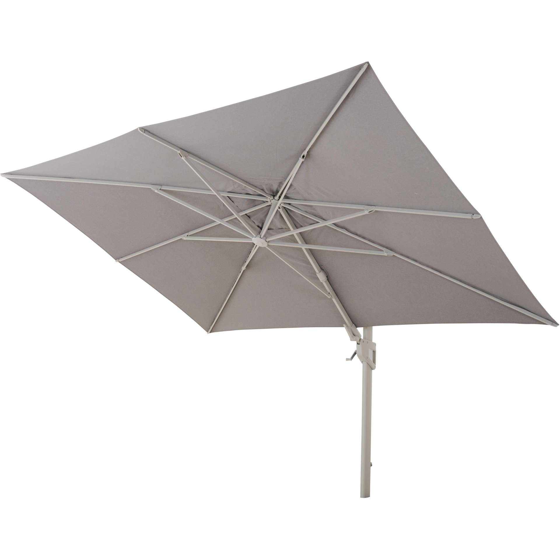 PINO N+ zweefparasol | 350 x 260 cm | taupe-gemêleerd...