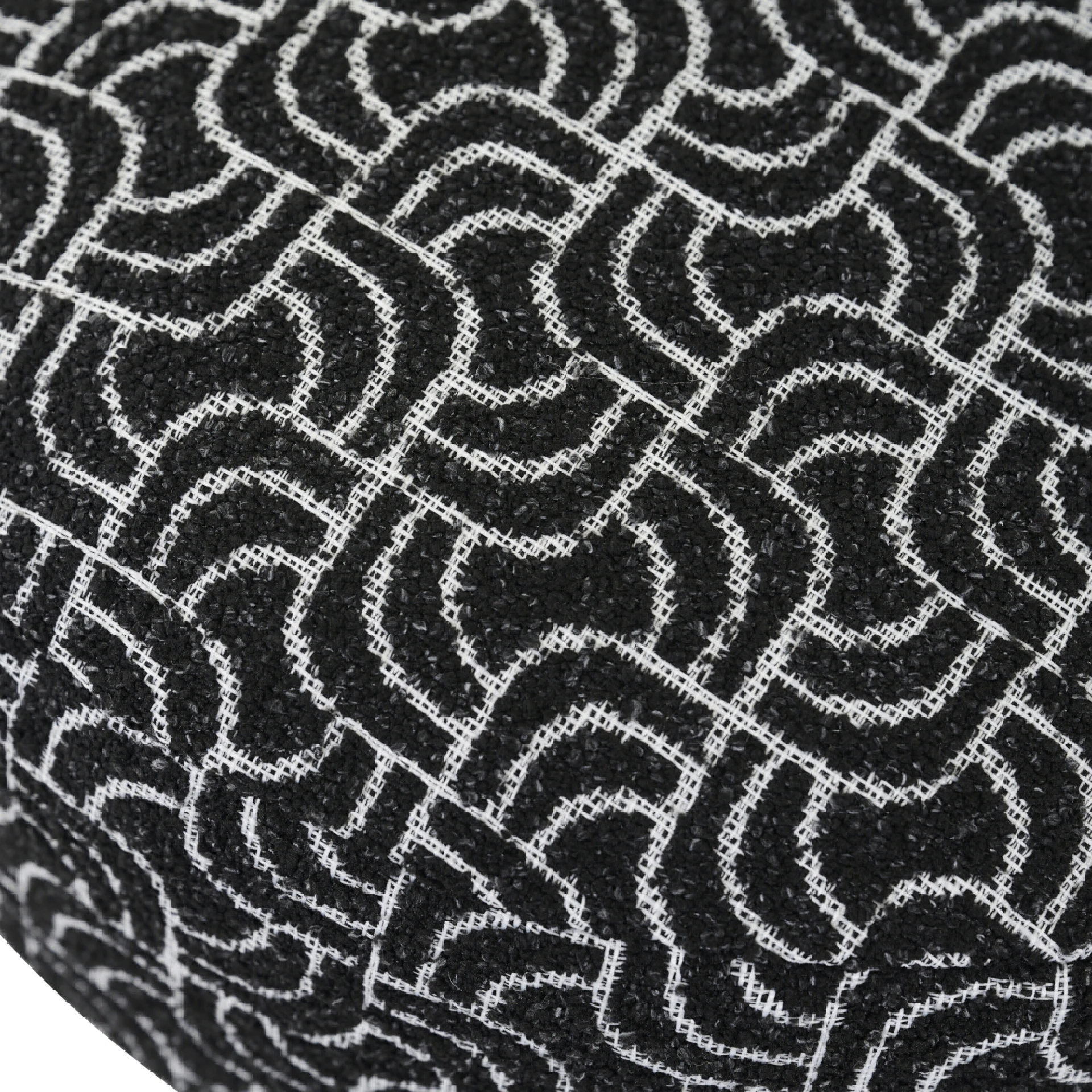 BLACK & WHITE Dekokissen | Ø 35 cm