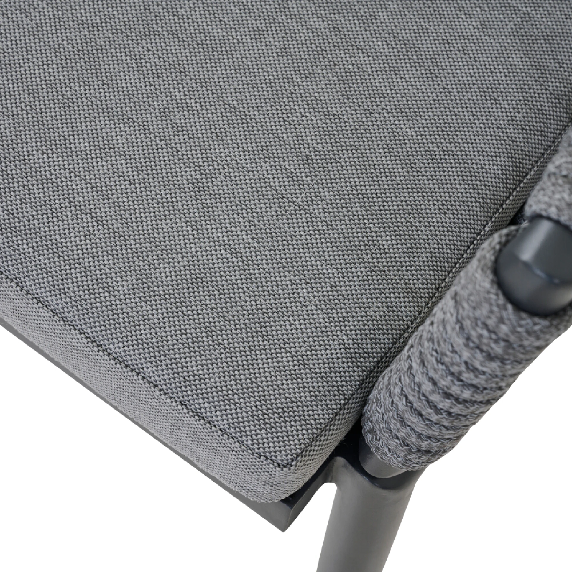 CHESTER Gartensessel | hellgrau mix / anthrazit