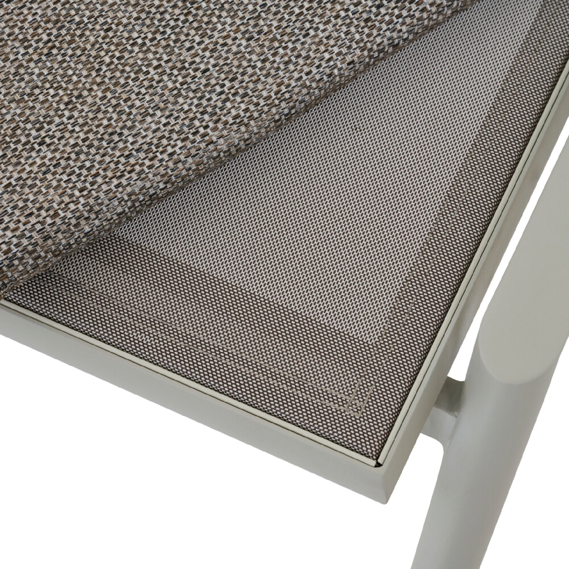 CORTINA Hocker | inkl. Kissen | mocca / seidengrau