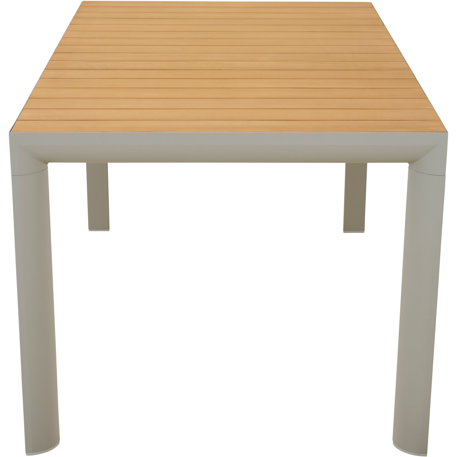 Gartentisch SILVA matt seidengrau / Teak FSC | Ess...