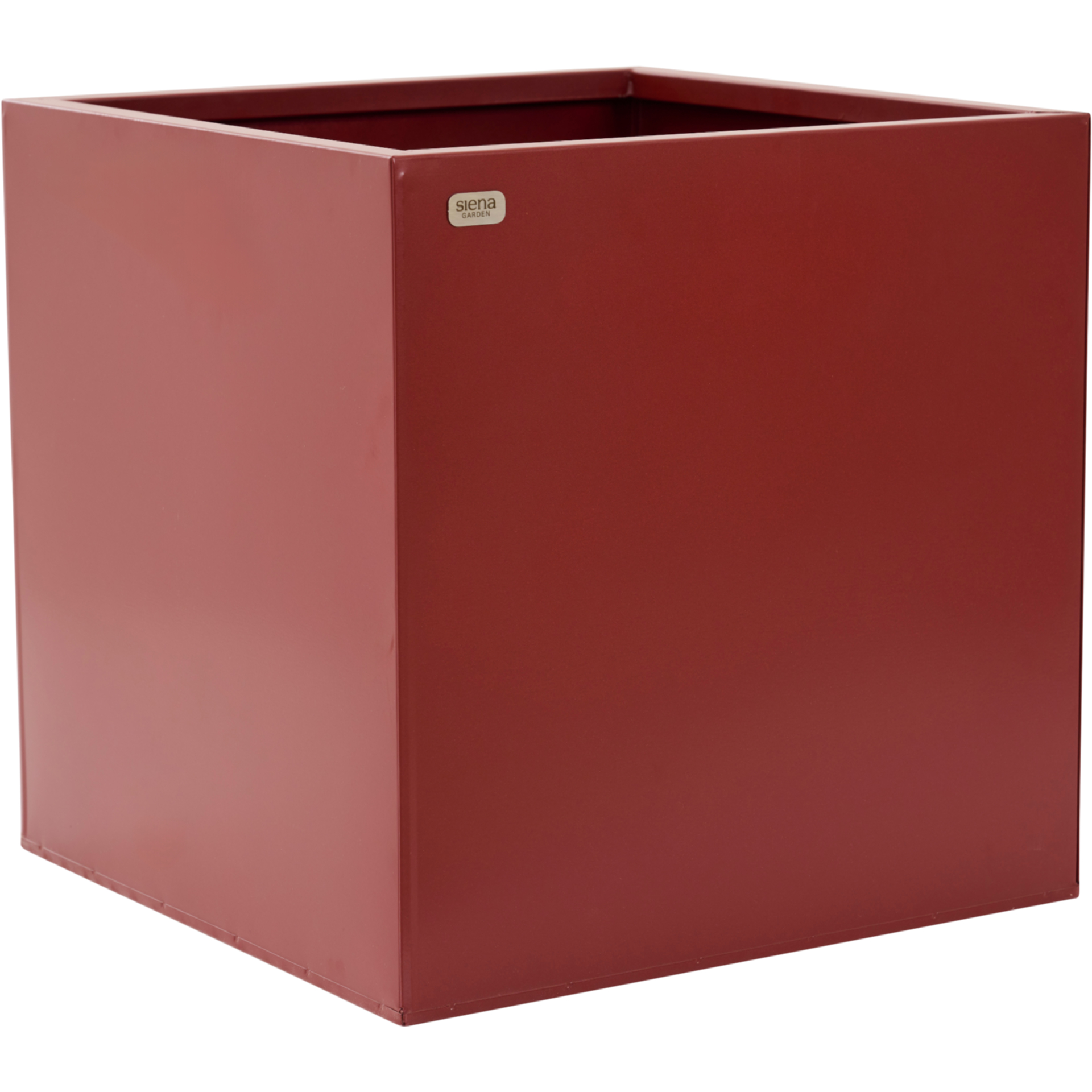 SANTI Pflanzkübel |35 x 35 x 35 cm | oxidrot