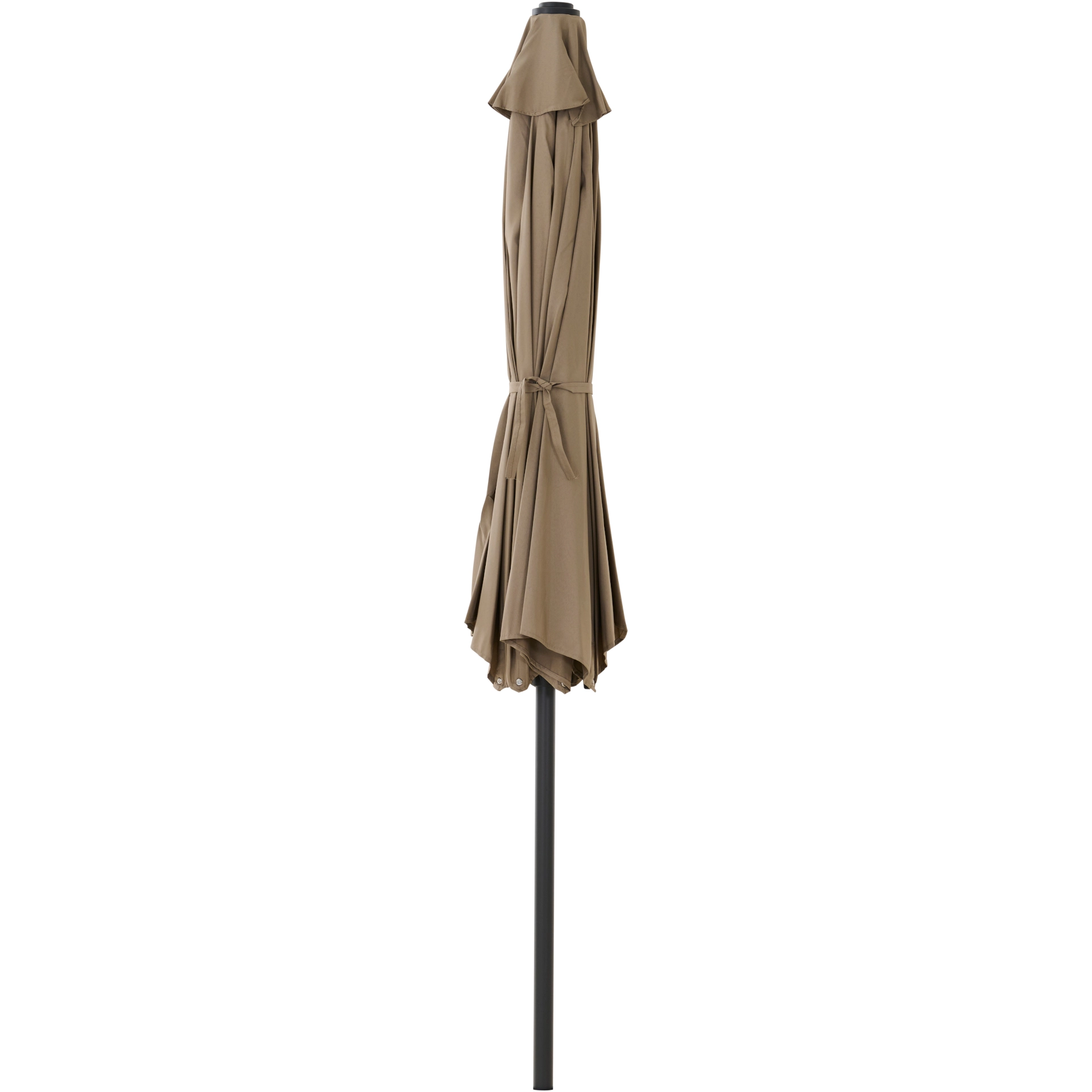 FAGUS Mittelstockschirm Kurbel | Ø 250 cm | taupe...