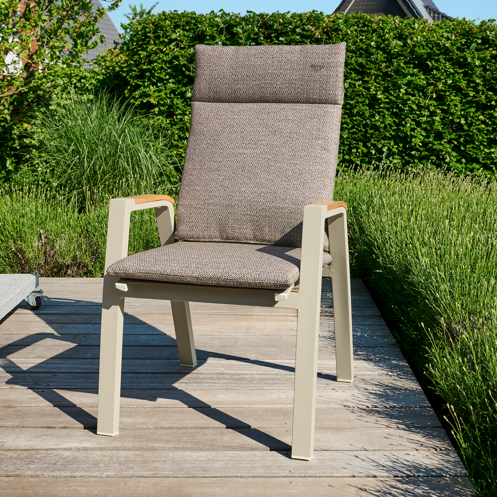 LINDOS Stapelsessel | inkl. Auflage | Teakholz FSC...