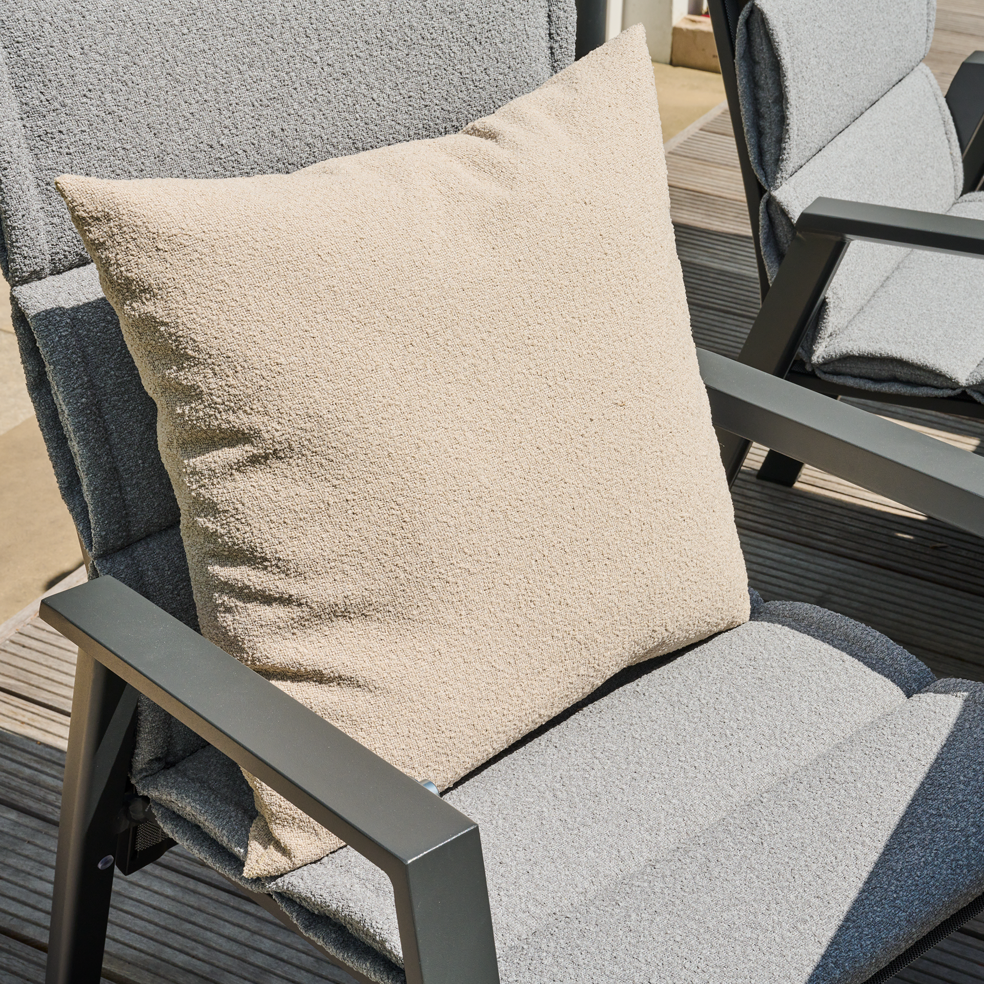 COLOURFUL Dekokissen | 50 x 50 cm | greige