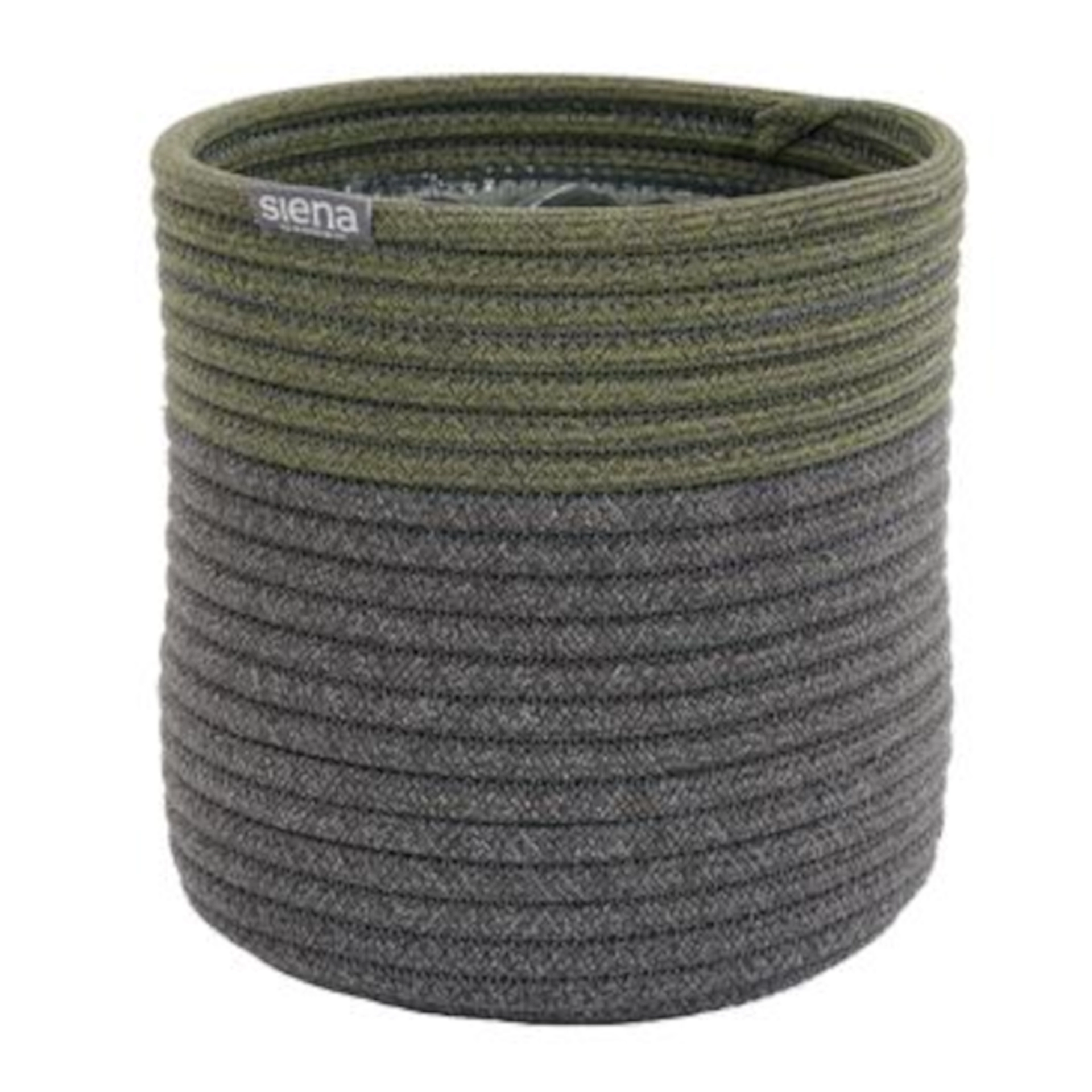FIORA Pflanzkorb | Ø 20 x 20,5 cm | olive|anthrazit