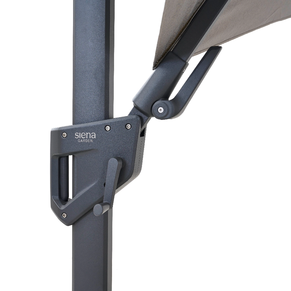 PINO N+ zweefparasol | Ø 350 cm | taupe-gemêleerd / ...