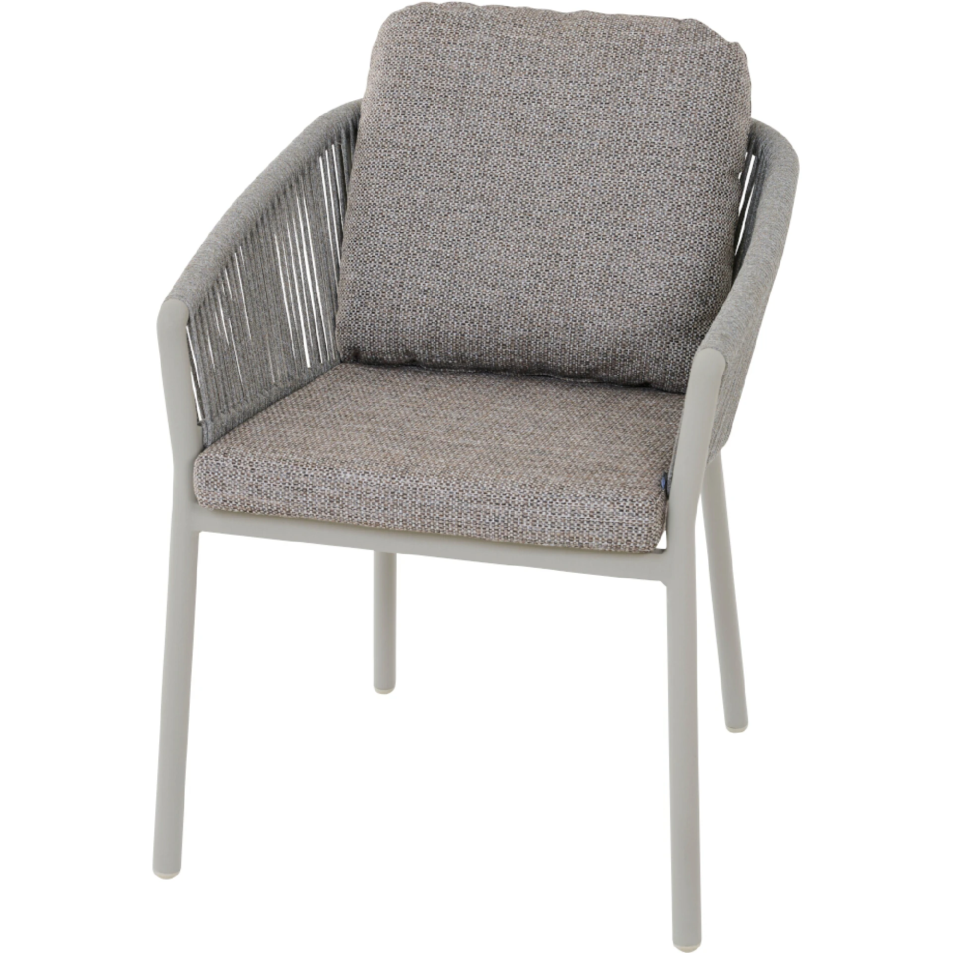 MERANO Stapelsessel | inkl. Kissen | taupe grau / ...