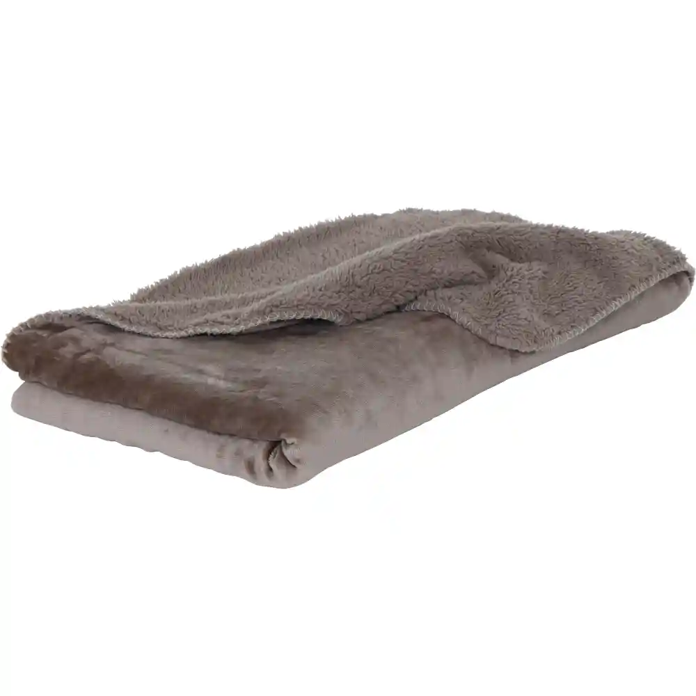 Kuscheldecke VITTORE taupe 130x160cm