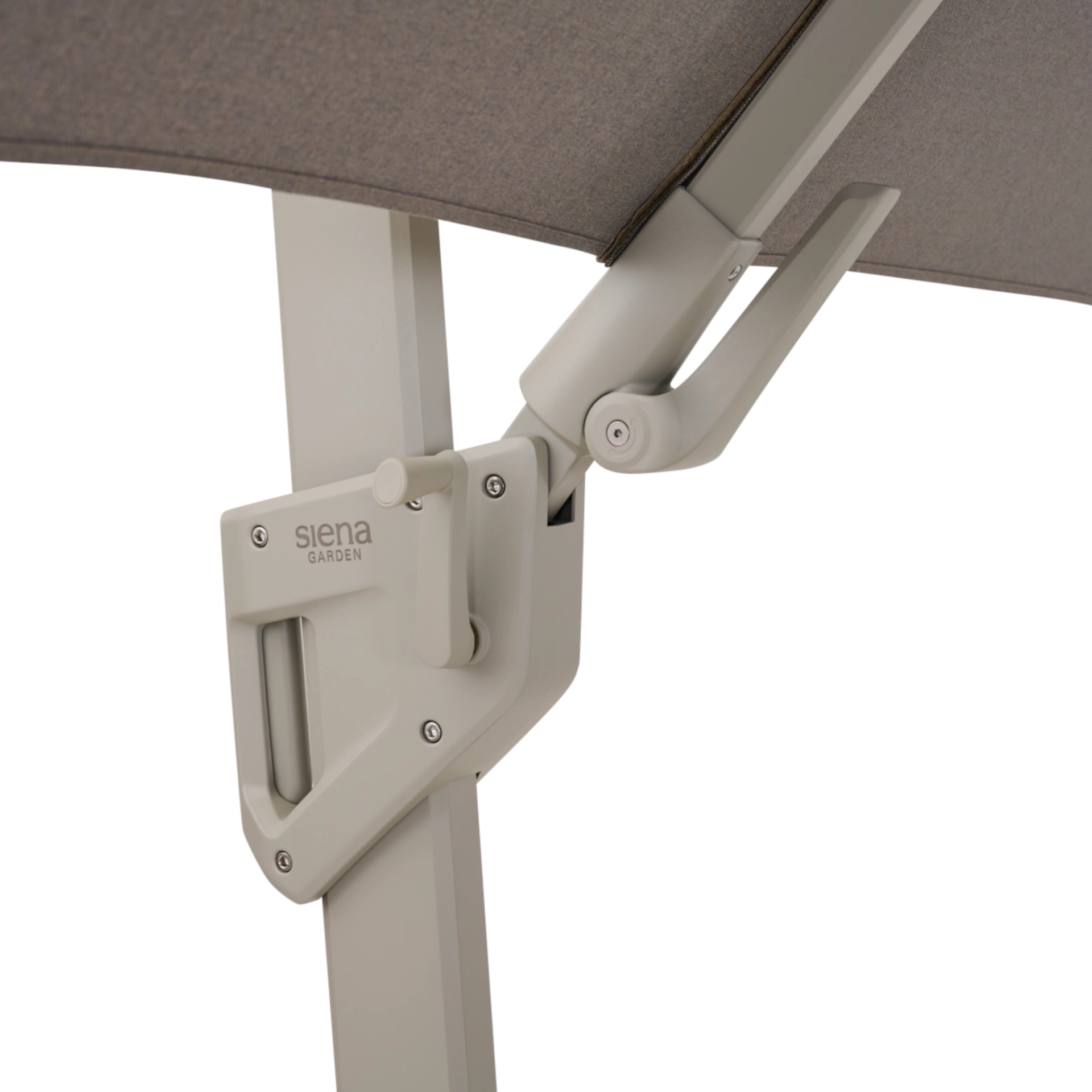 PINO N+ Ampelschirm | 300 x 300 cm | taupe-meliert...