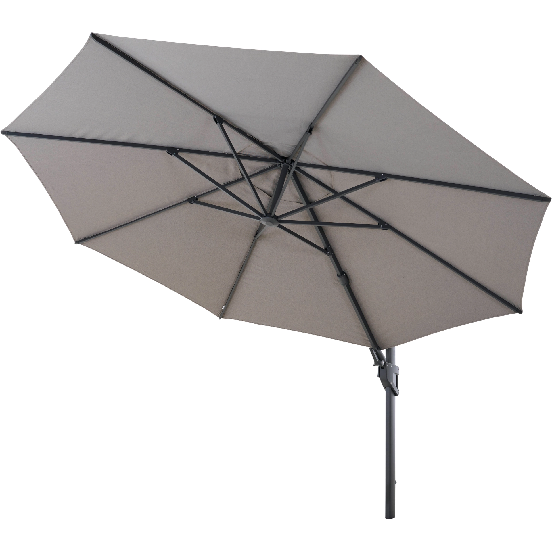 PINO N+ zweefparasol | Ø 350 cm | taupe-gemêleerd / ...