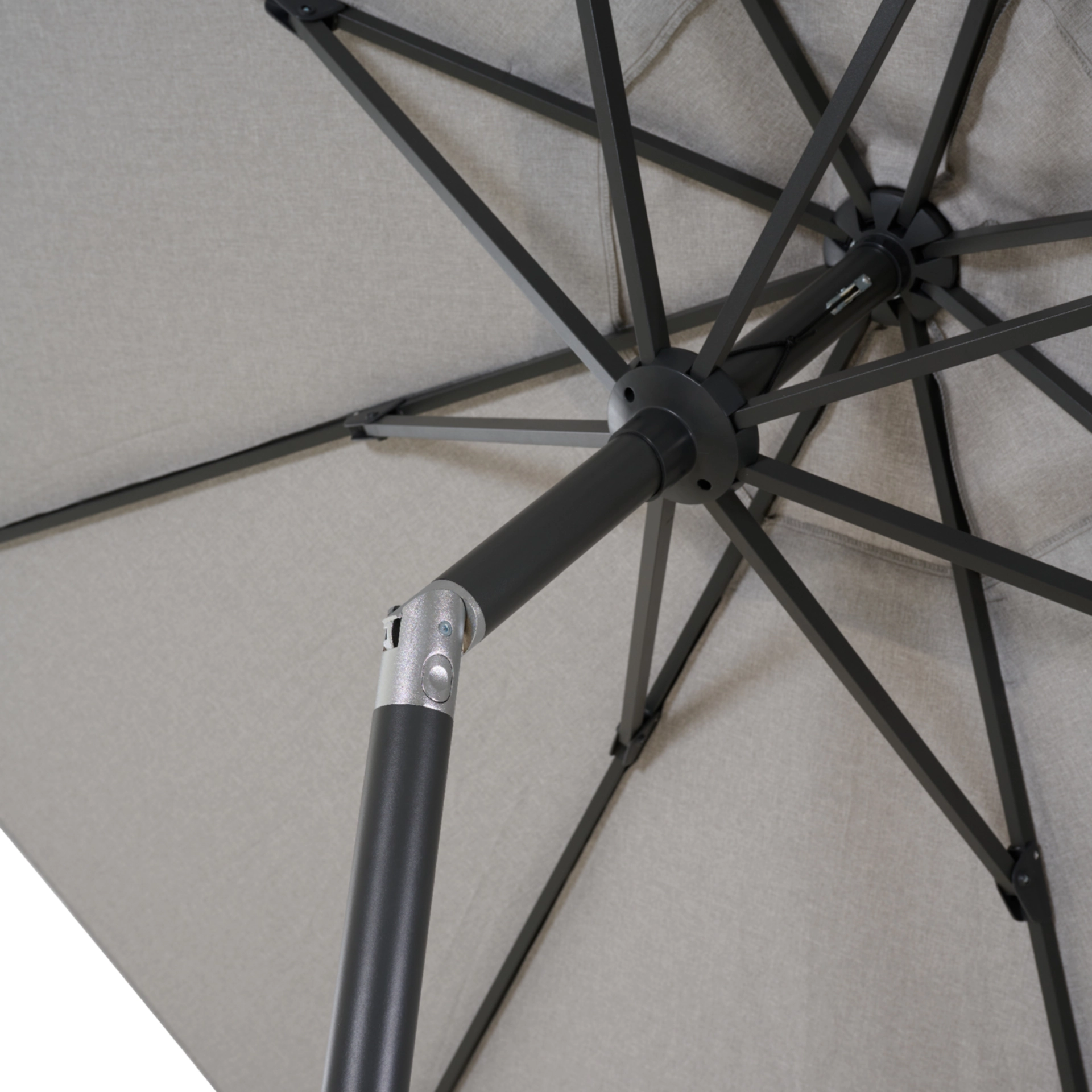 Middenstokparasols | PINO lichtgrijs | SIENA GARDEN