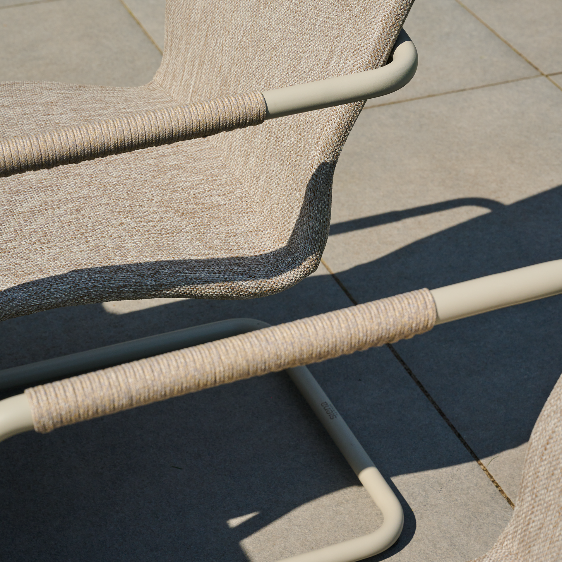 REPTON Schwingstuhl | mix taupe / seidengrau