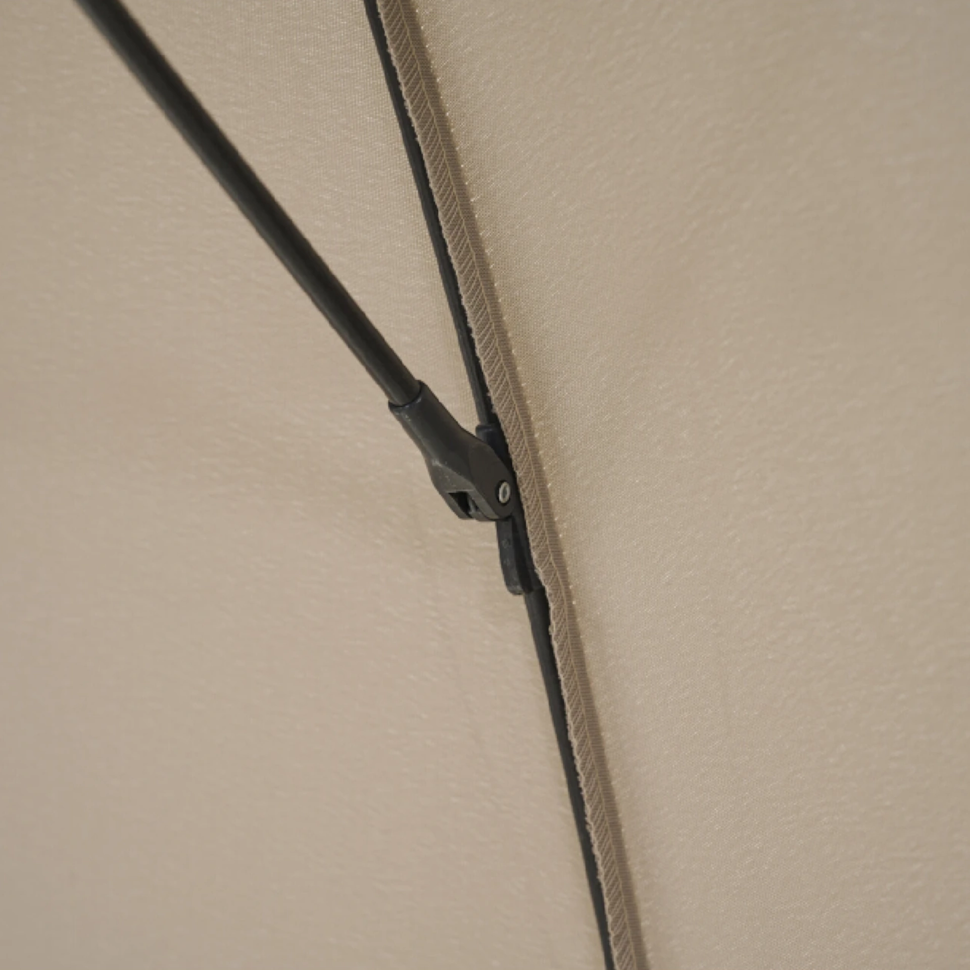 CITY Push Mittelstockschirm | Ø 180 cm | beige-pl...