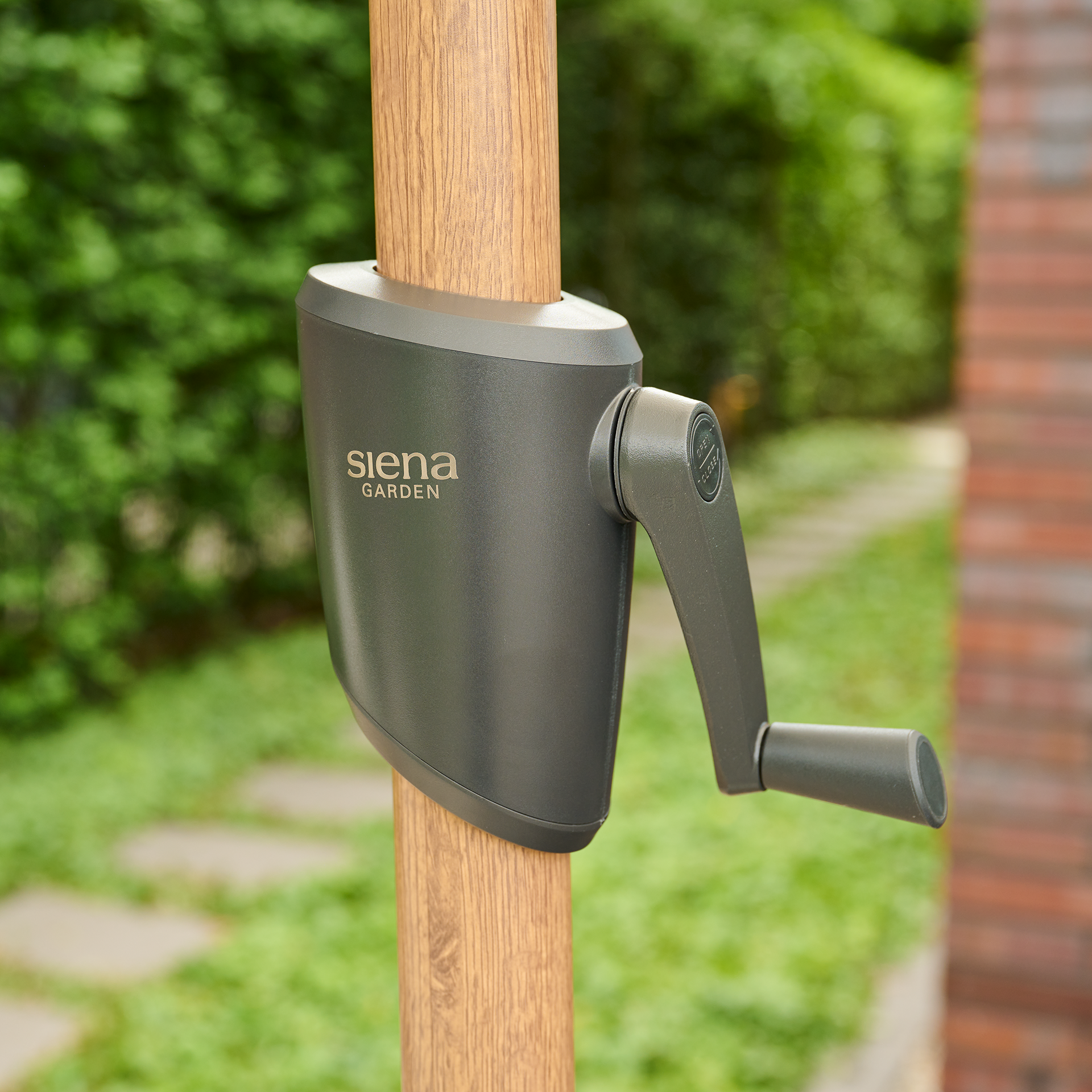 PINO Mittelstockschirm | Ø 300 cm | natur-meliert...