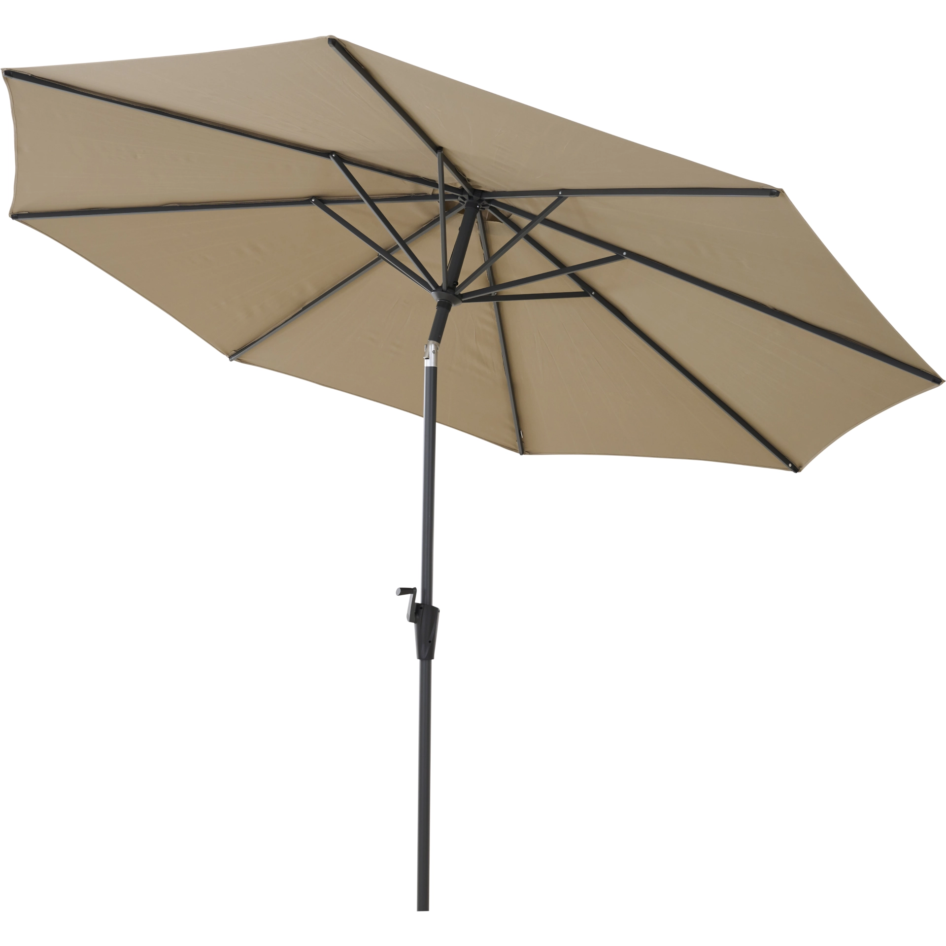 FAGUS Mittelstockschirm Kurbel | Ø 300 cm | taupe...