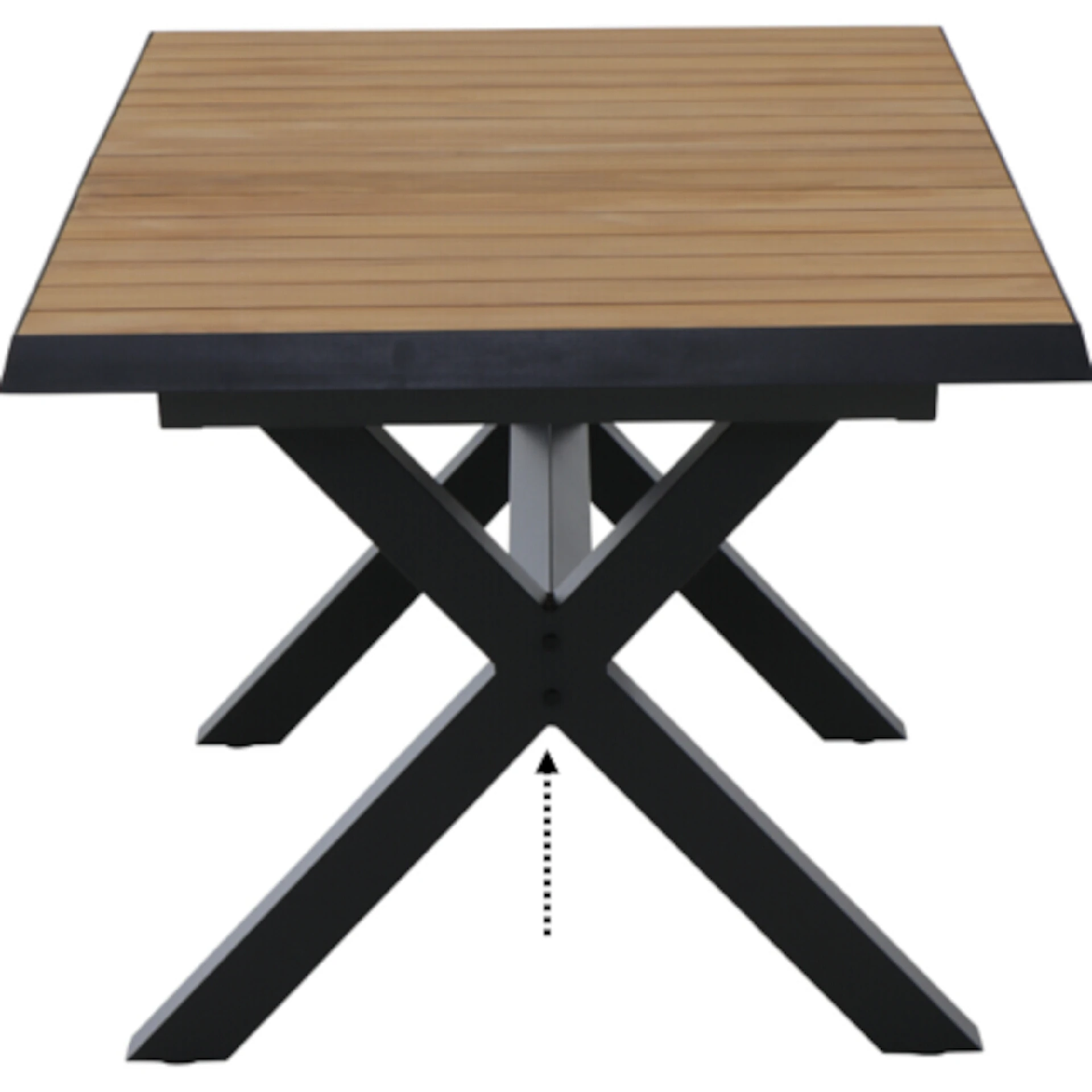 X-Tischbein zu SINCRO Tisch