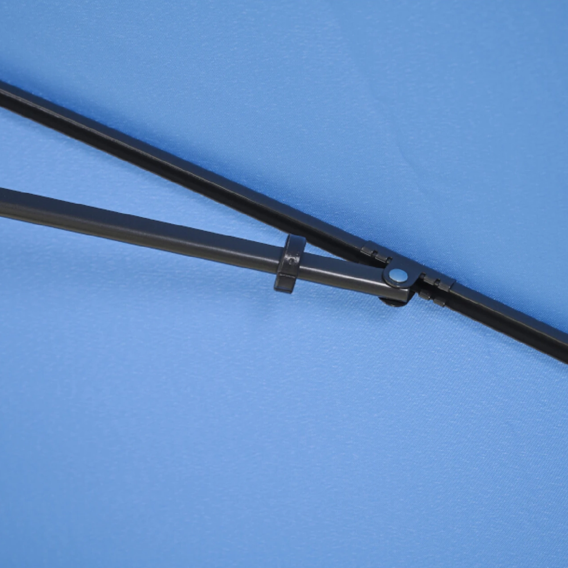 CITY Push Mittelstockschirm | 210 x 140 cm | blau ...