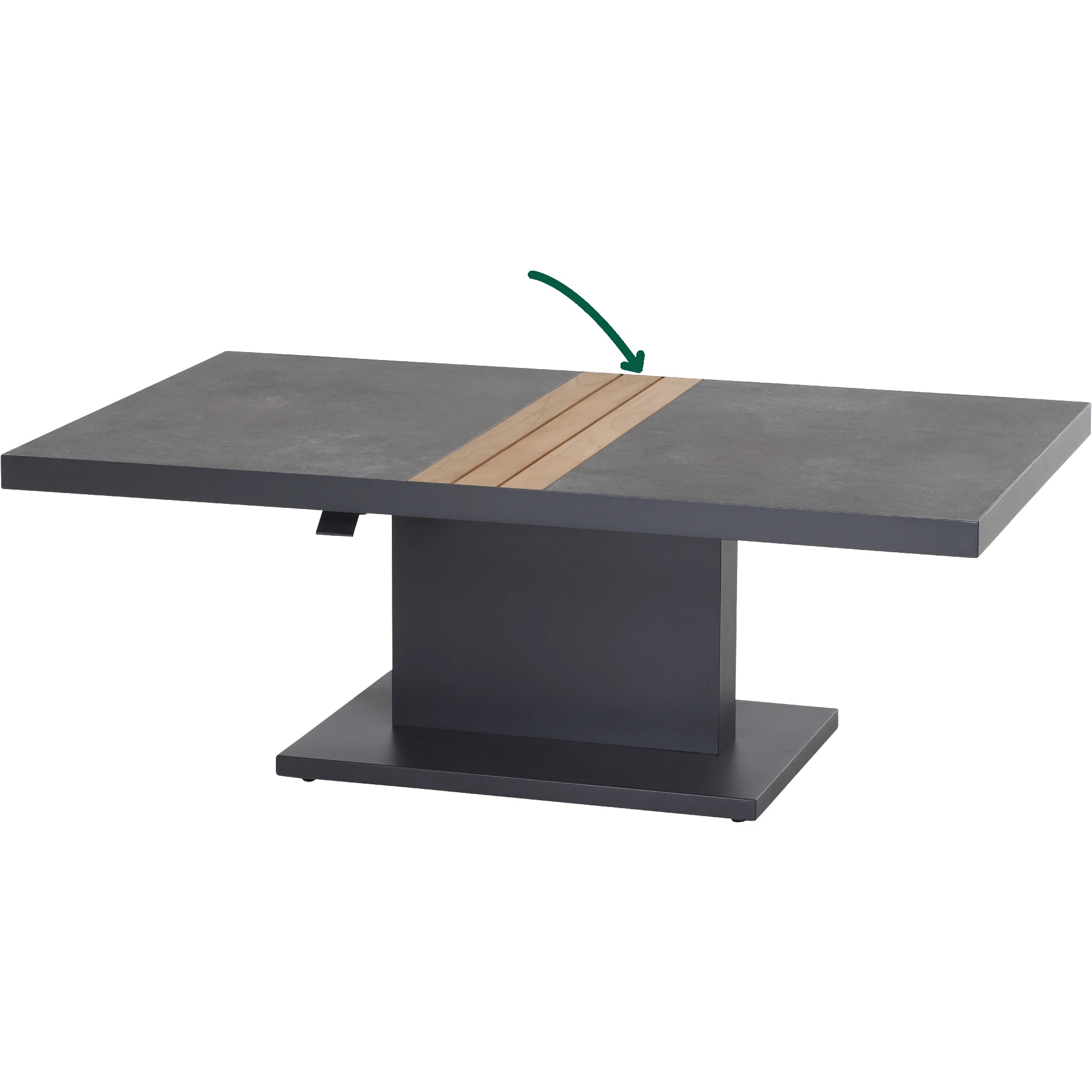 Tafelblad voor SOLEA eettafel | RONDO lift-tafel