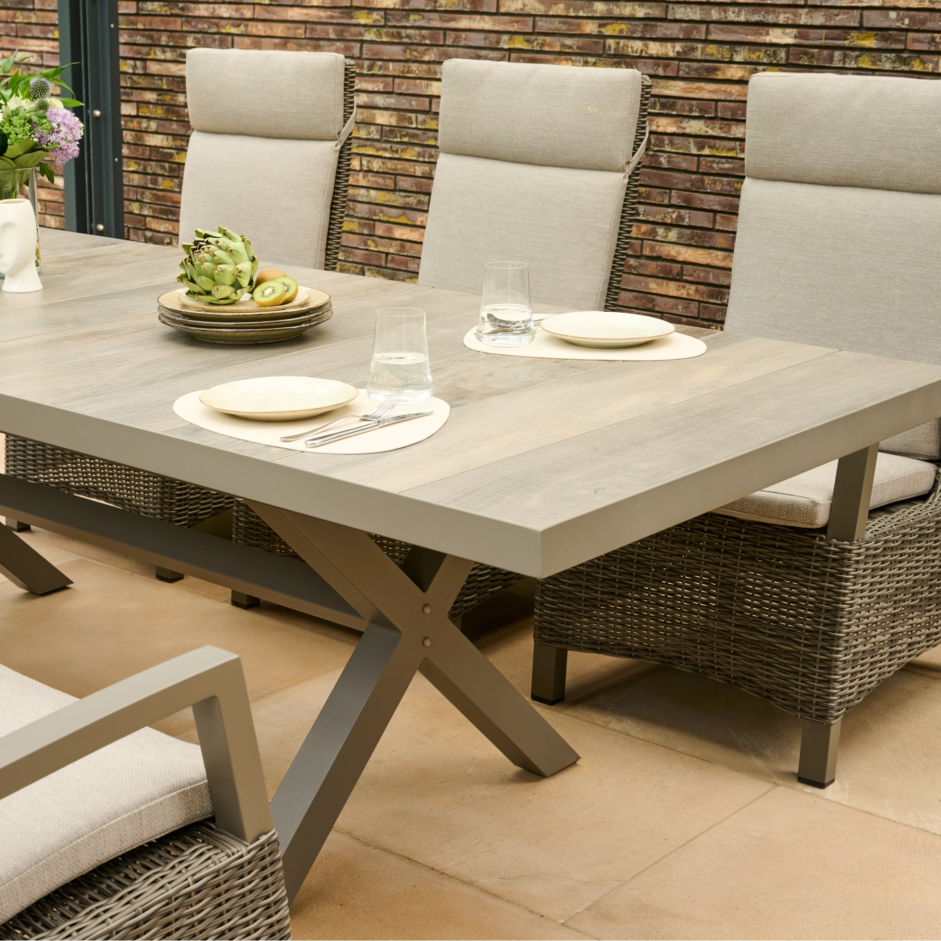 Ausziehtisch Sincro taupe 200/260x100cm | SIENA GA...