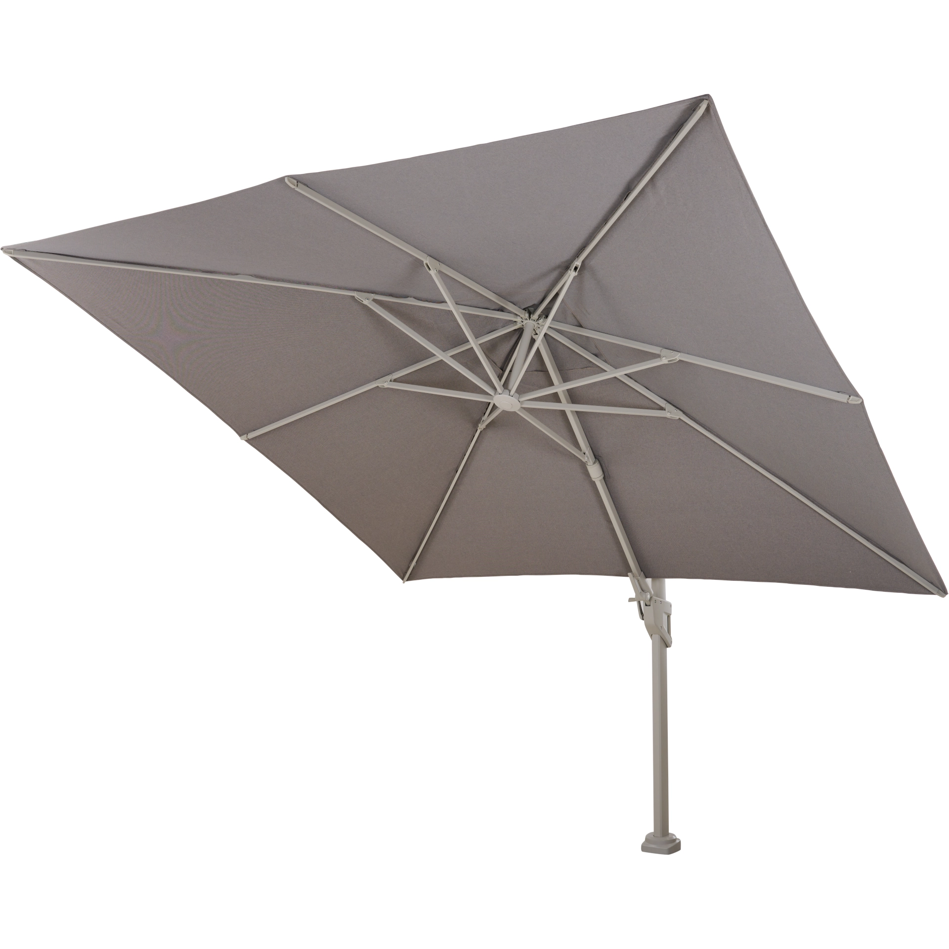PINO N+ Ampelschirm | 300 x 300 cm | taupe-meliert...