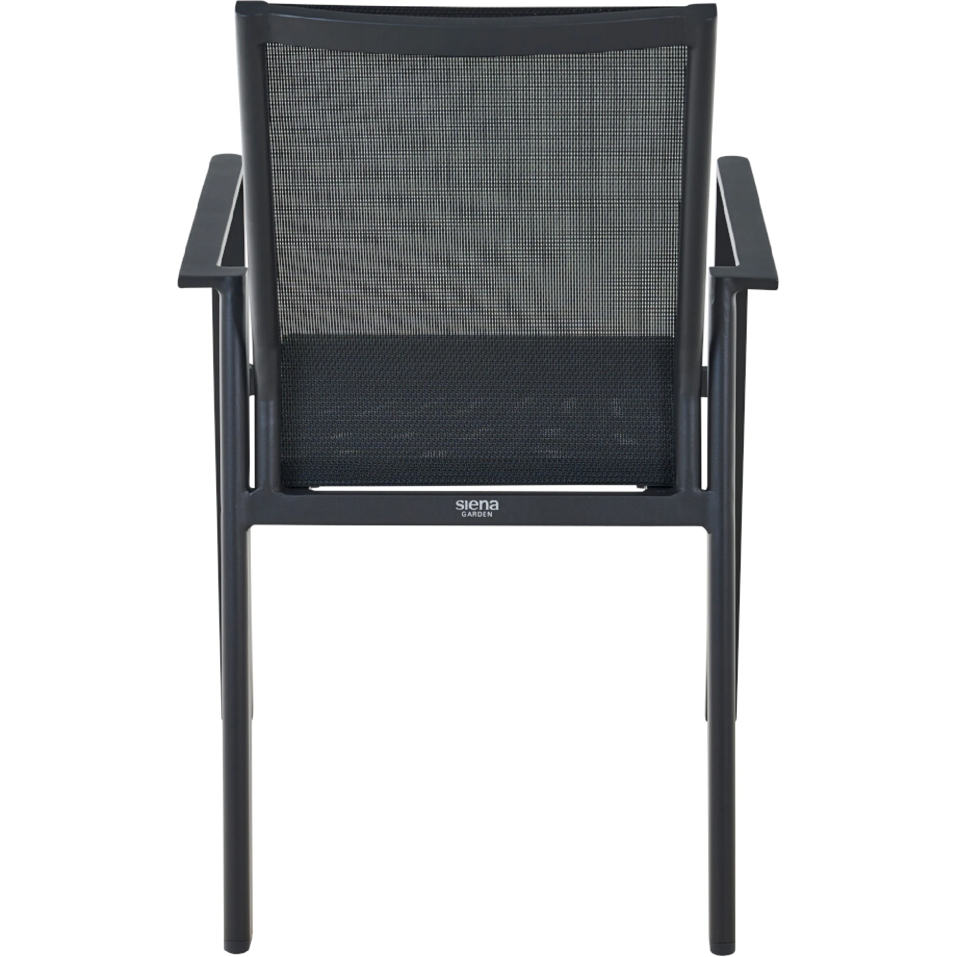 BOLOGNA Stapelsessel mit Armlehne | grau / anthraz...