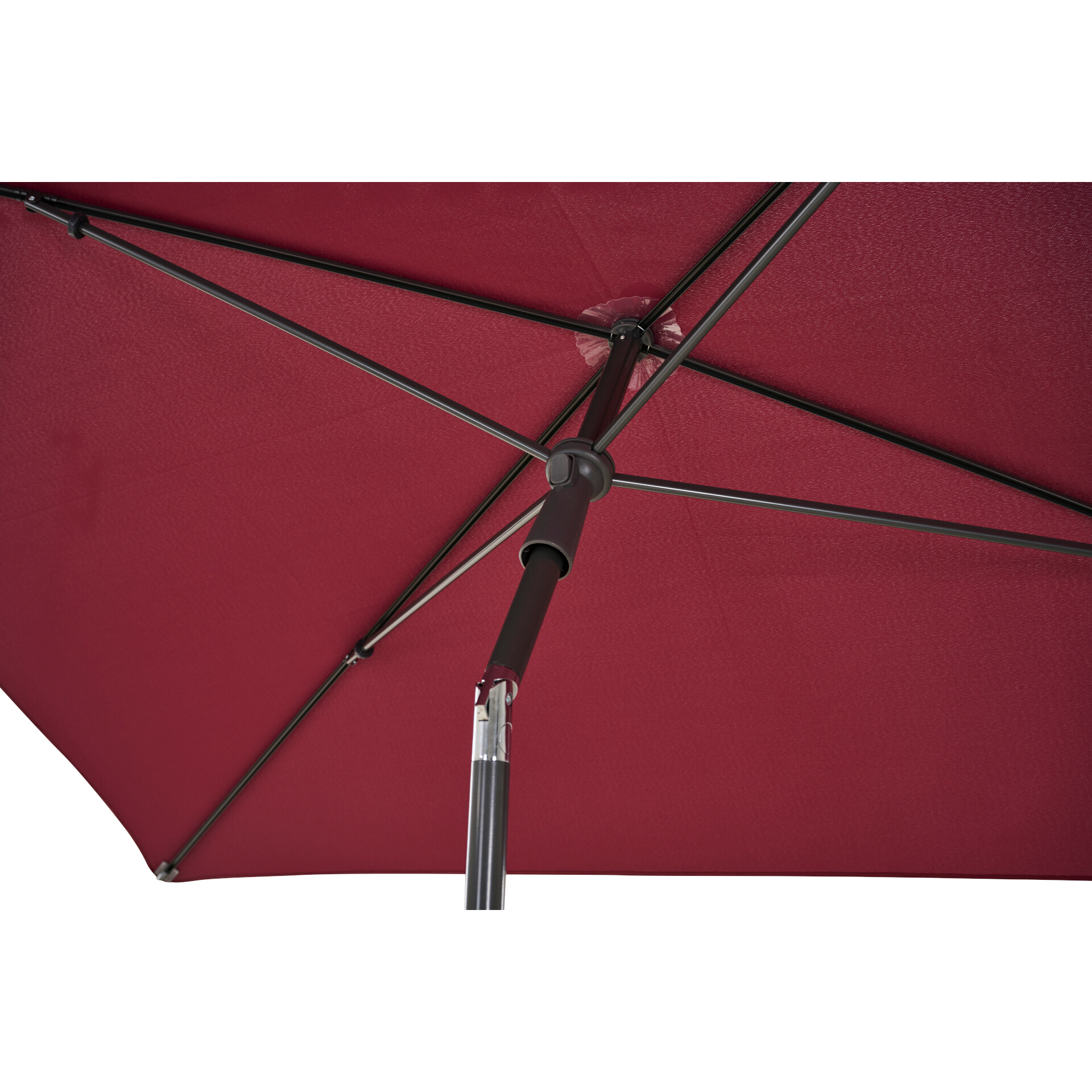CITY Push Mittelstockschirm | 210 x 140 cm | plum ...