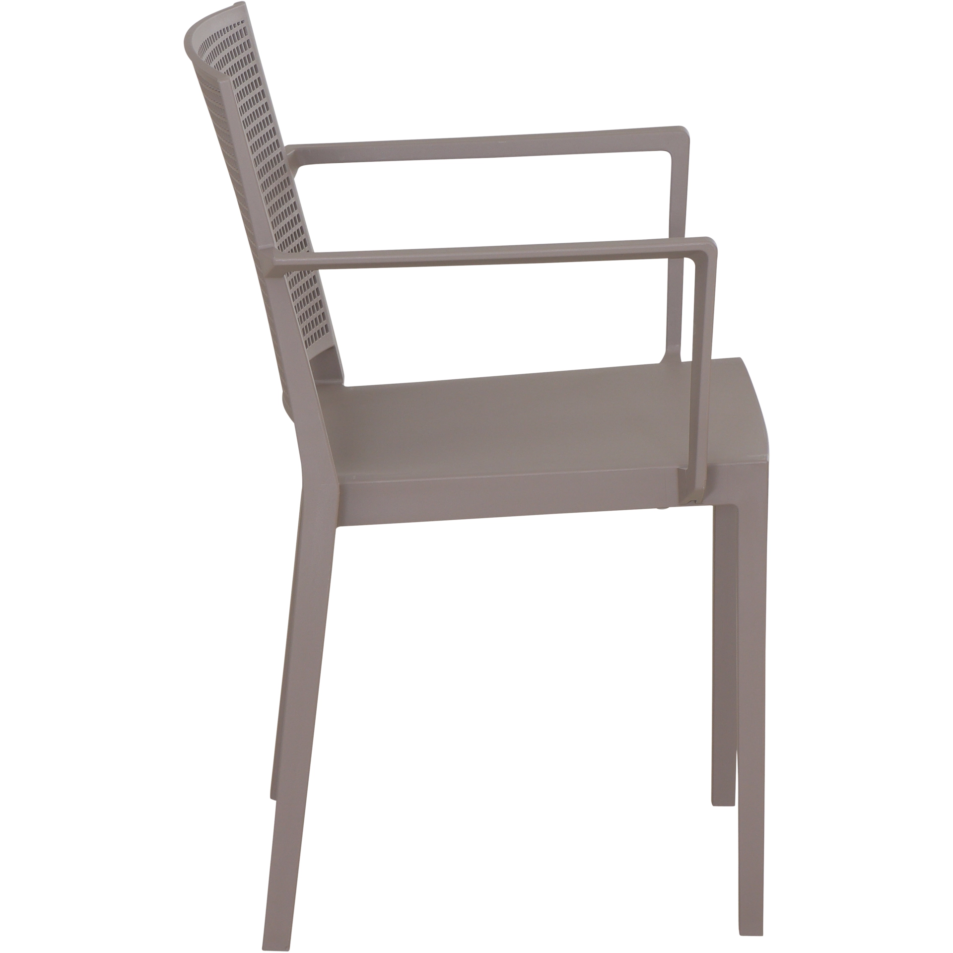 Stapelbare tuinstoel Urban Lights Square taupe