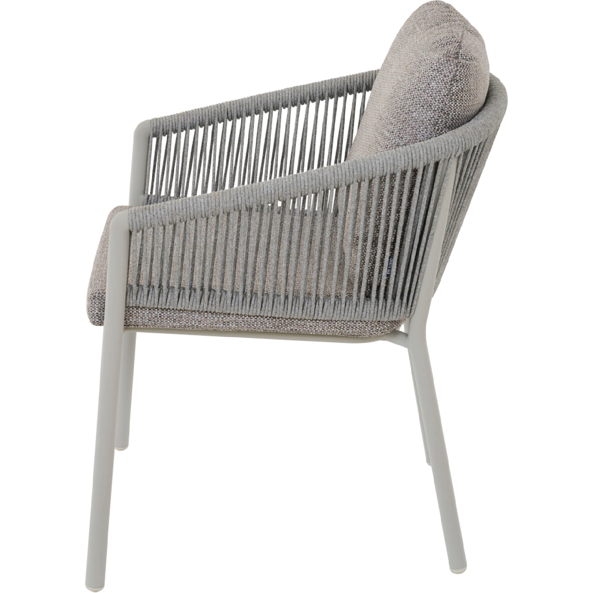 MERANO Stapelsessel | inkl. Kissen | taupe grau / ...