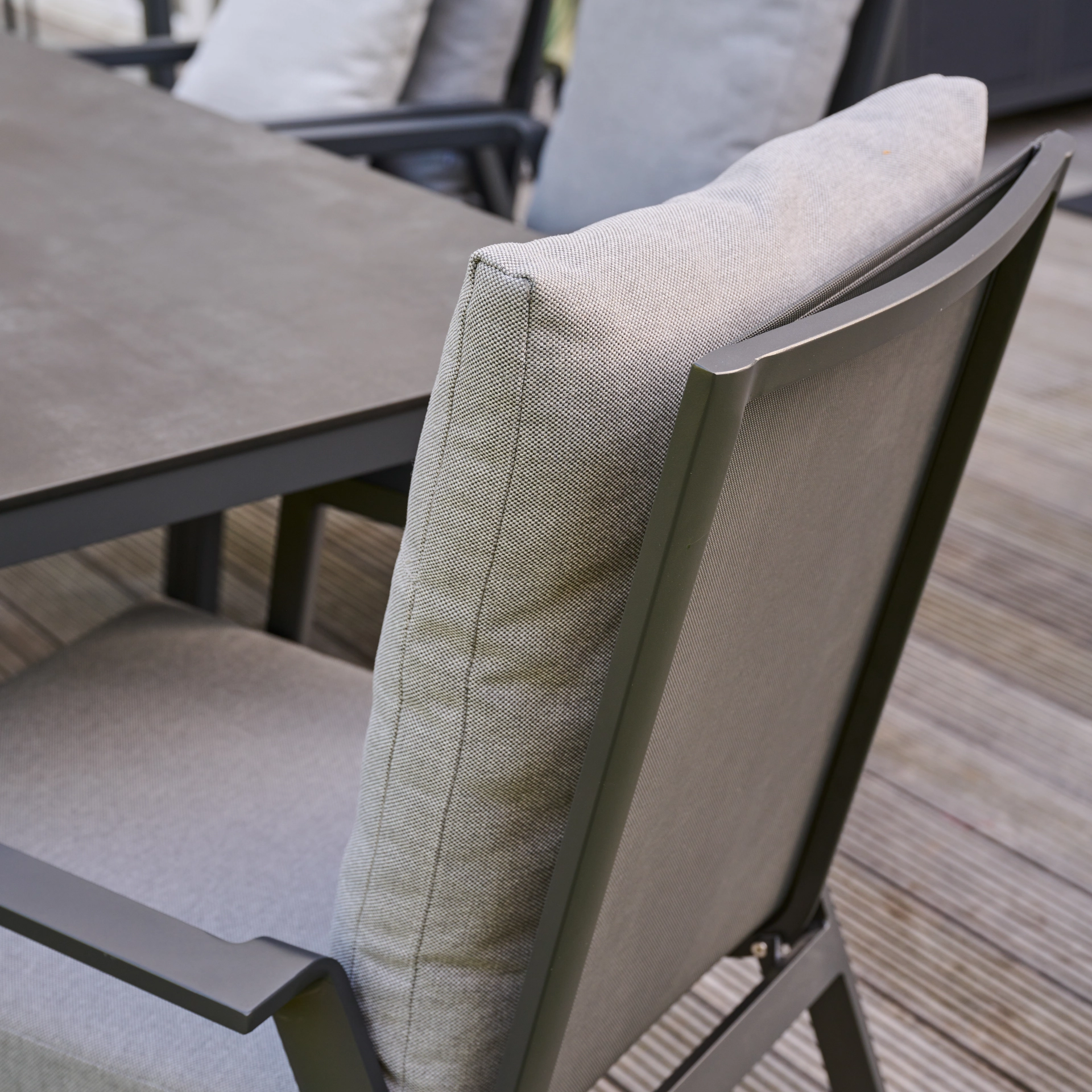 VALENCIA Gartensessel Comfort plus | dunkelgrau / ...