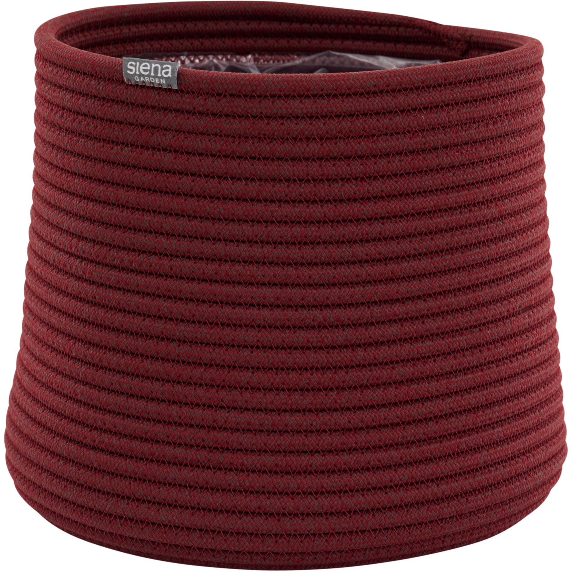 LINEA Pflanzkorb | Ø 36 x 30,5cm |oxidrot