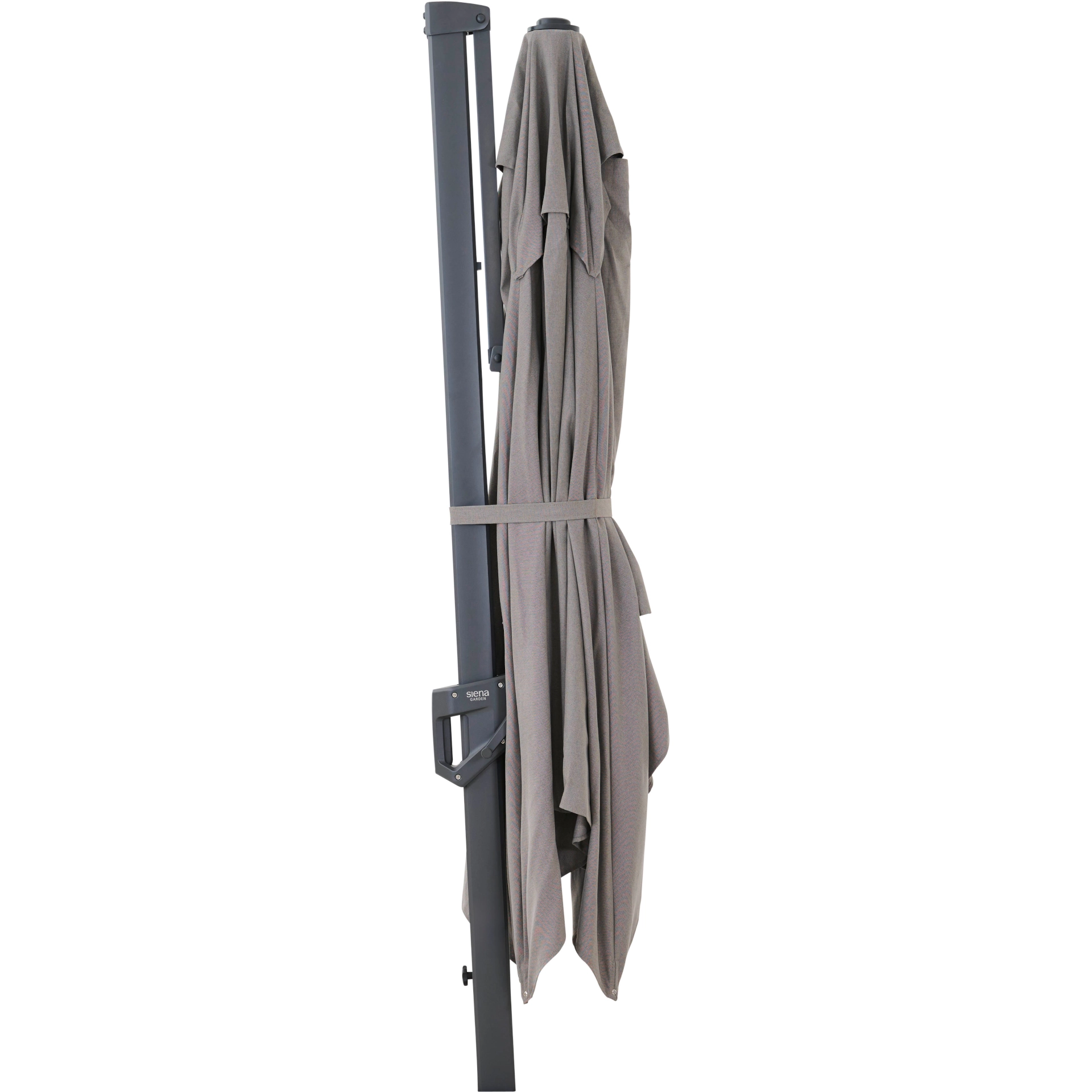 PINO N+ zweefparasol | 350 x 260 cm | taupe gemêleerd...