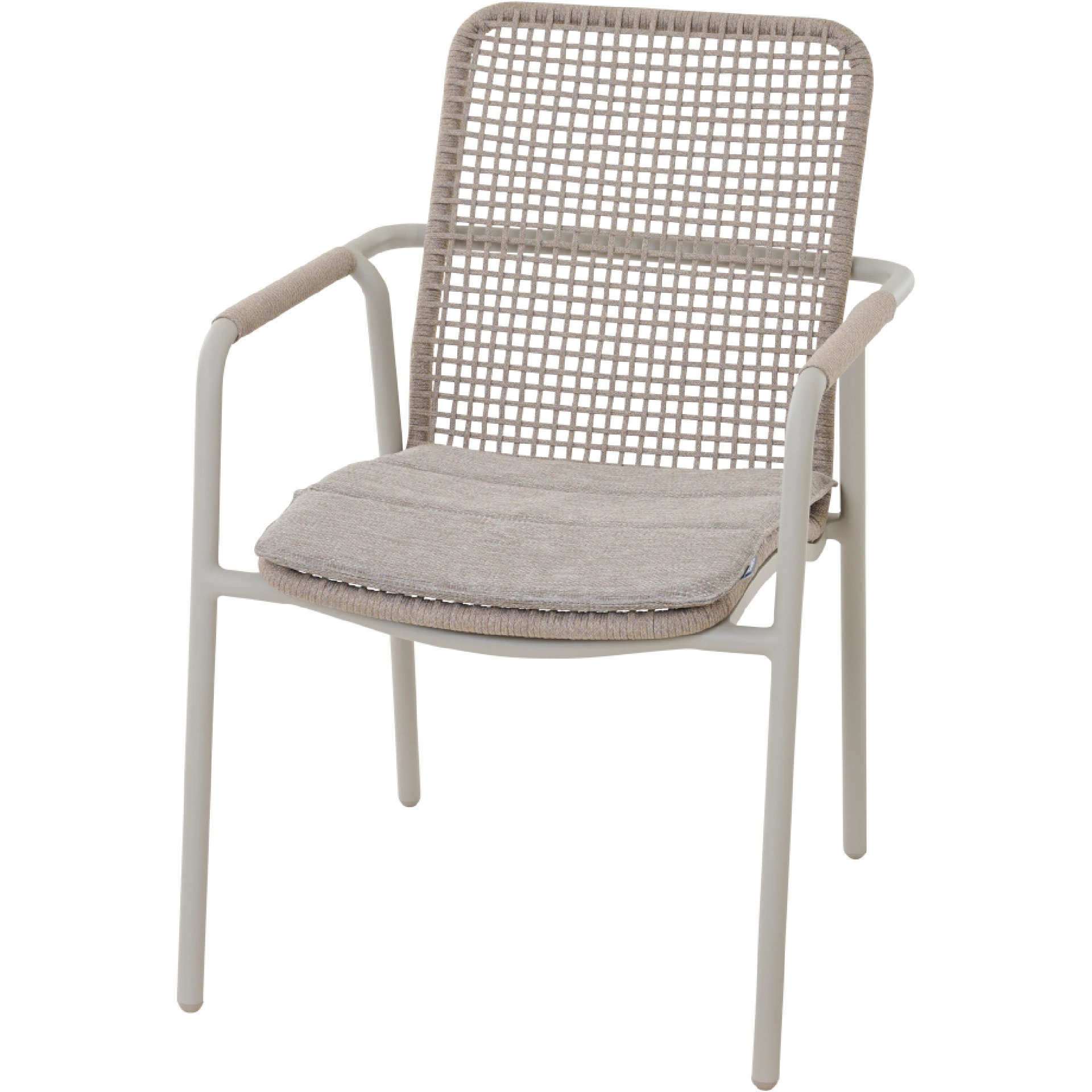 REPTON Stapelsessel | inkl. Kissen | taupe grau /s...