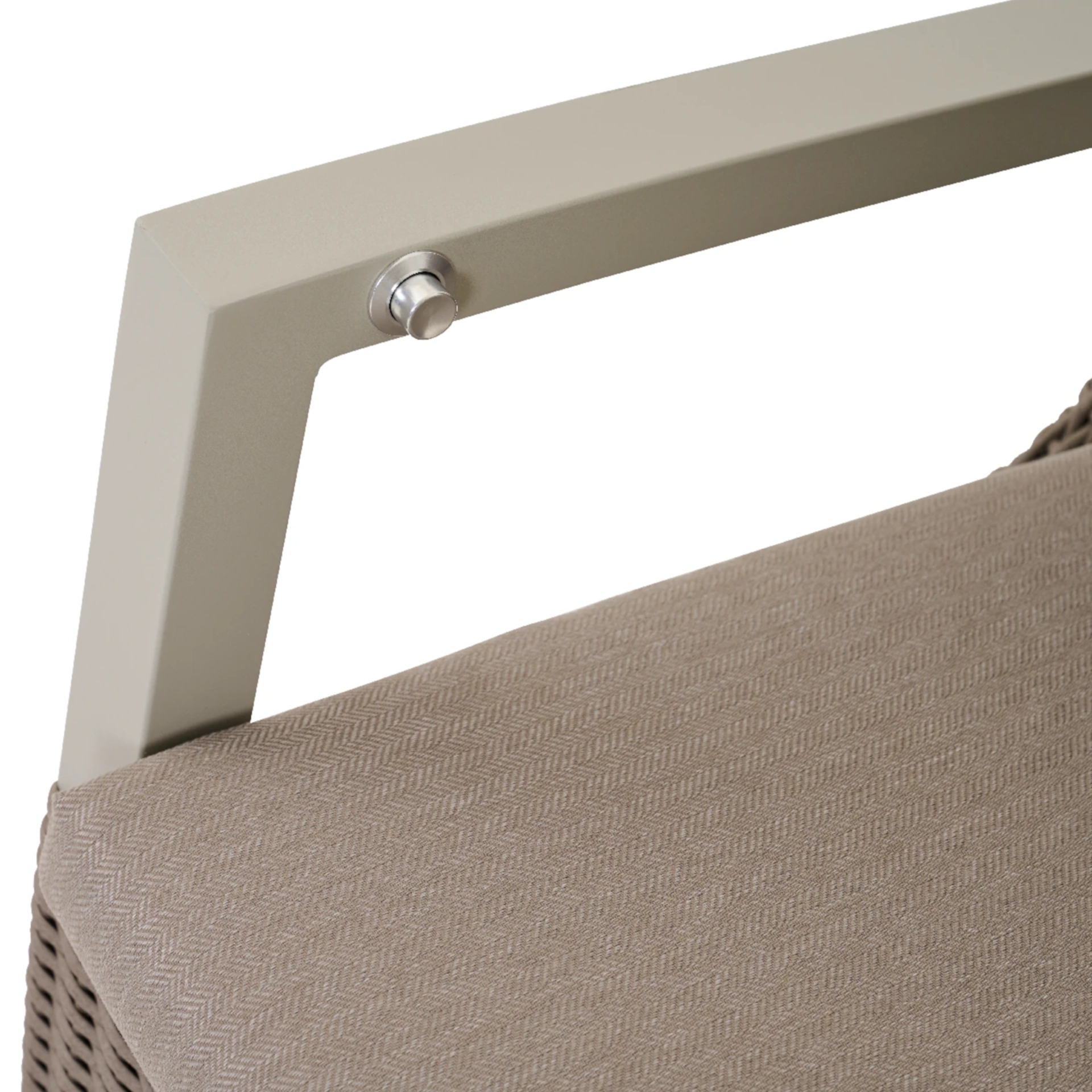 SINCRO / CORIDO Gartenmöbel Set | 6 Sitzplätze | washed grey / mixed taupe | inkl. Auflage