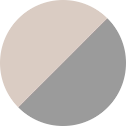 Symbol Kreis in creme/grau