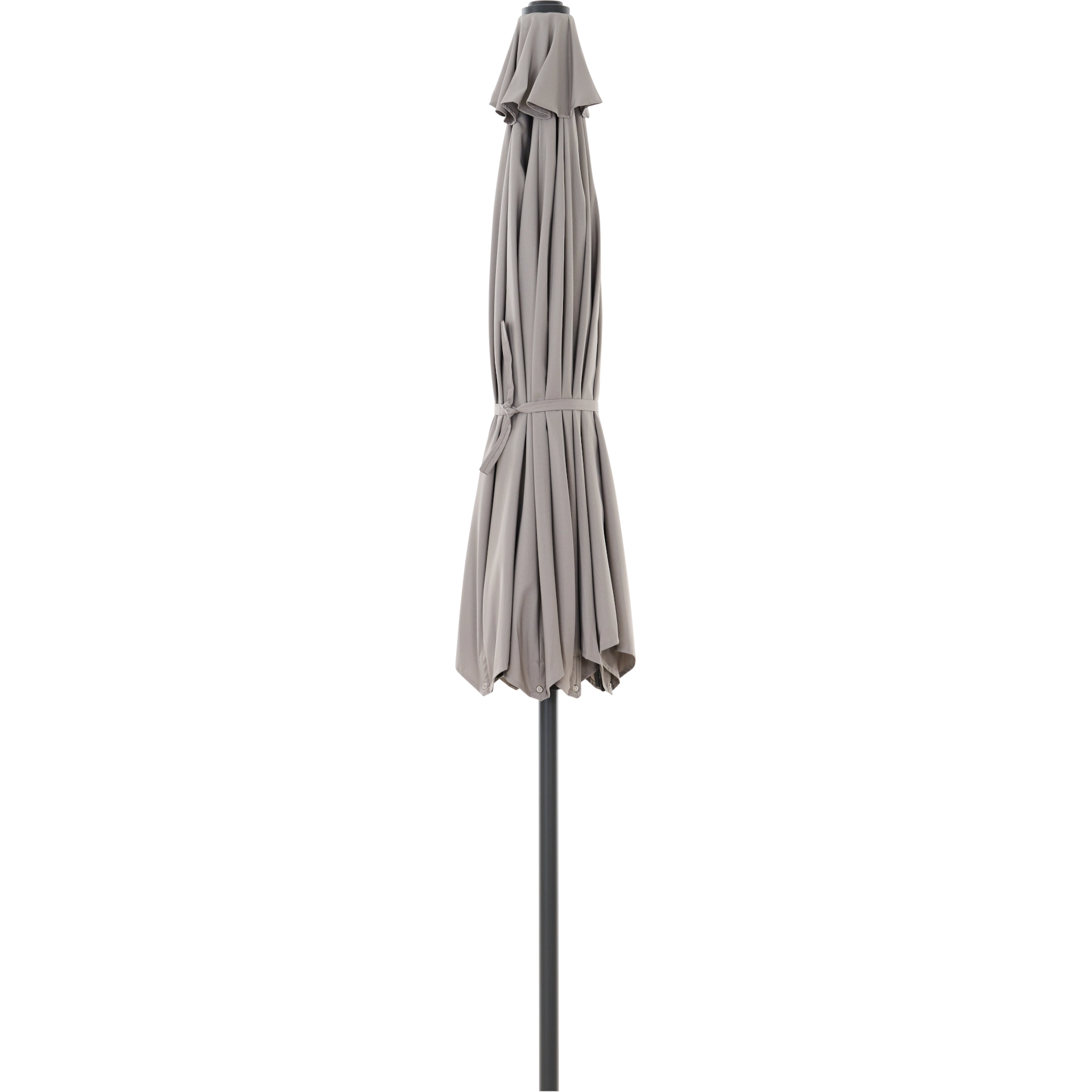 FAGUS parasol met middenstok en zwengel | Ø 250 cm | grijs ...