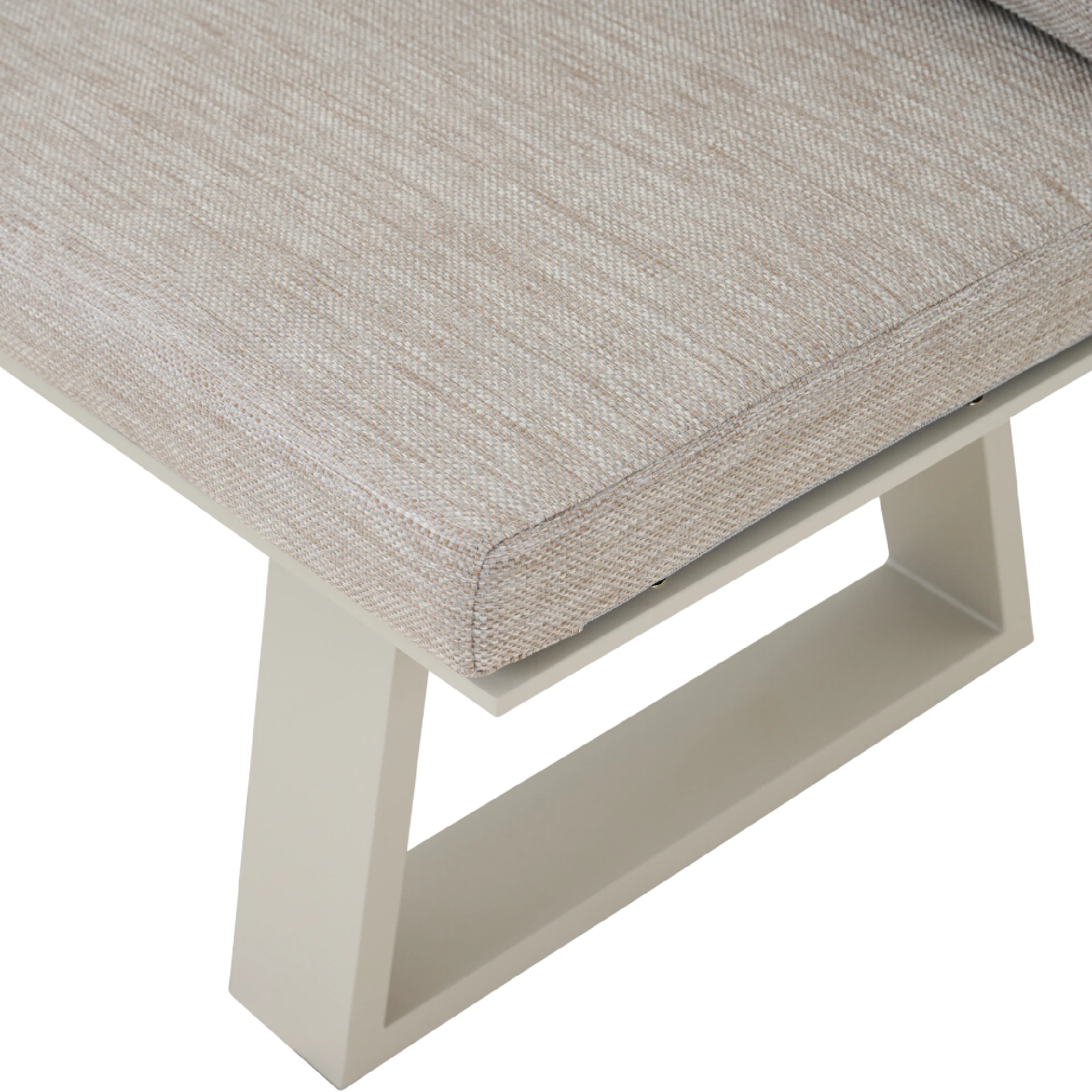 REPTON 3er Dining Bank | mix taupe / seidengrau