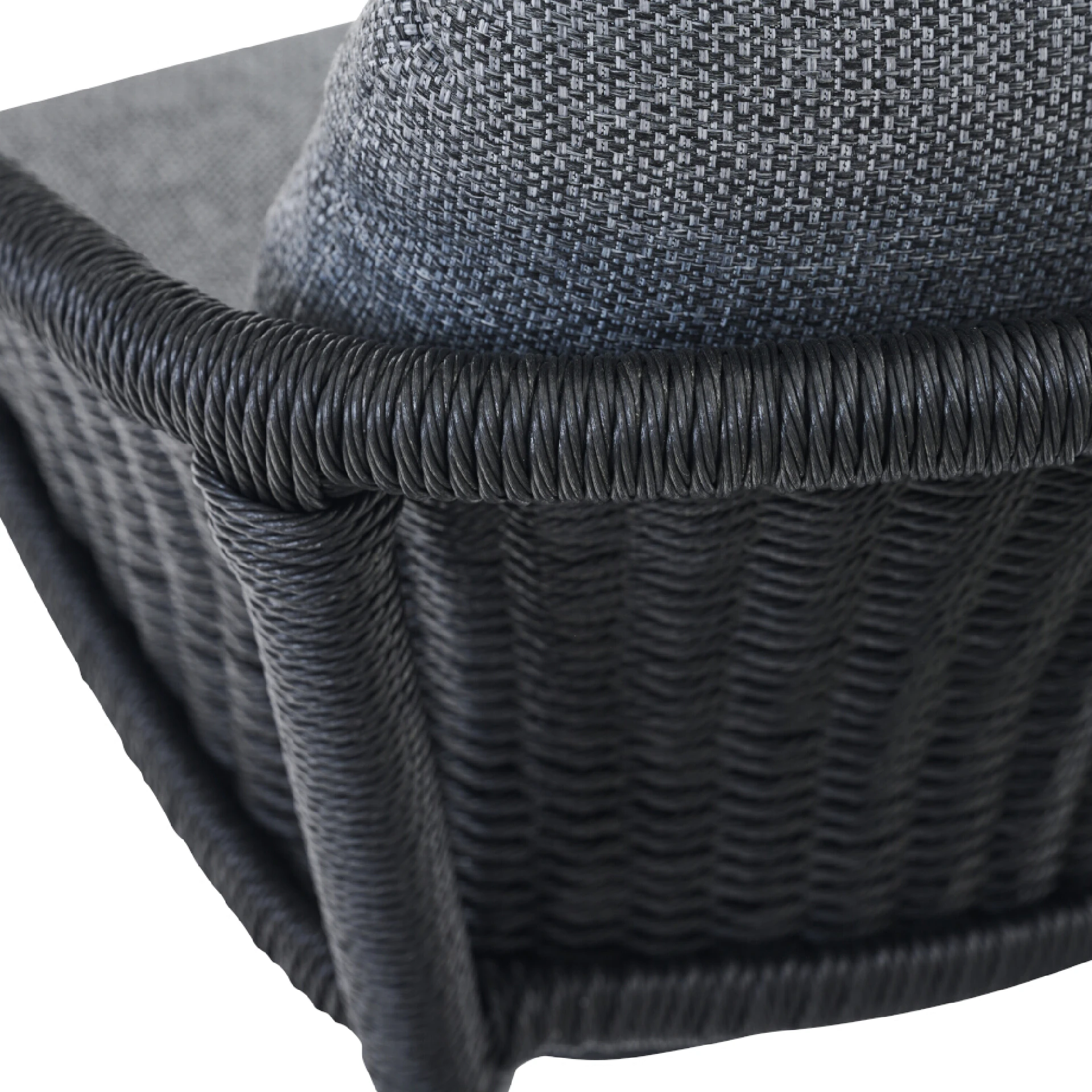 MERANO Stapelsessel | inkl. Kissen | schwarz / ant...